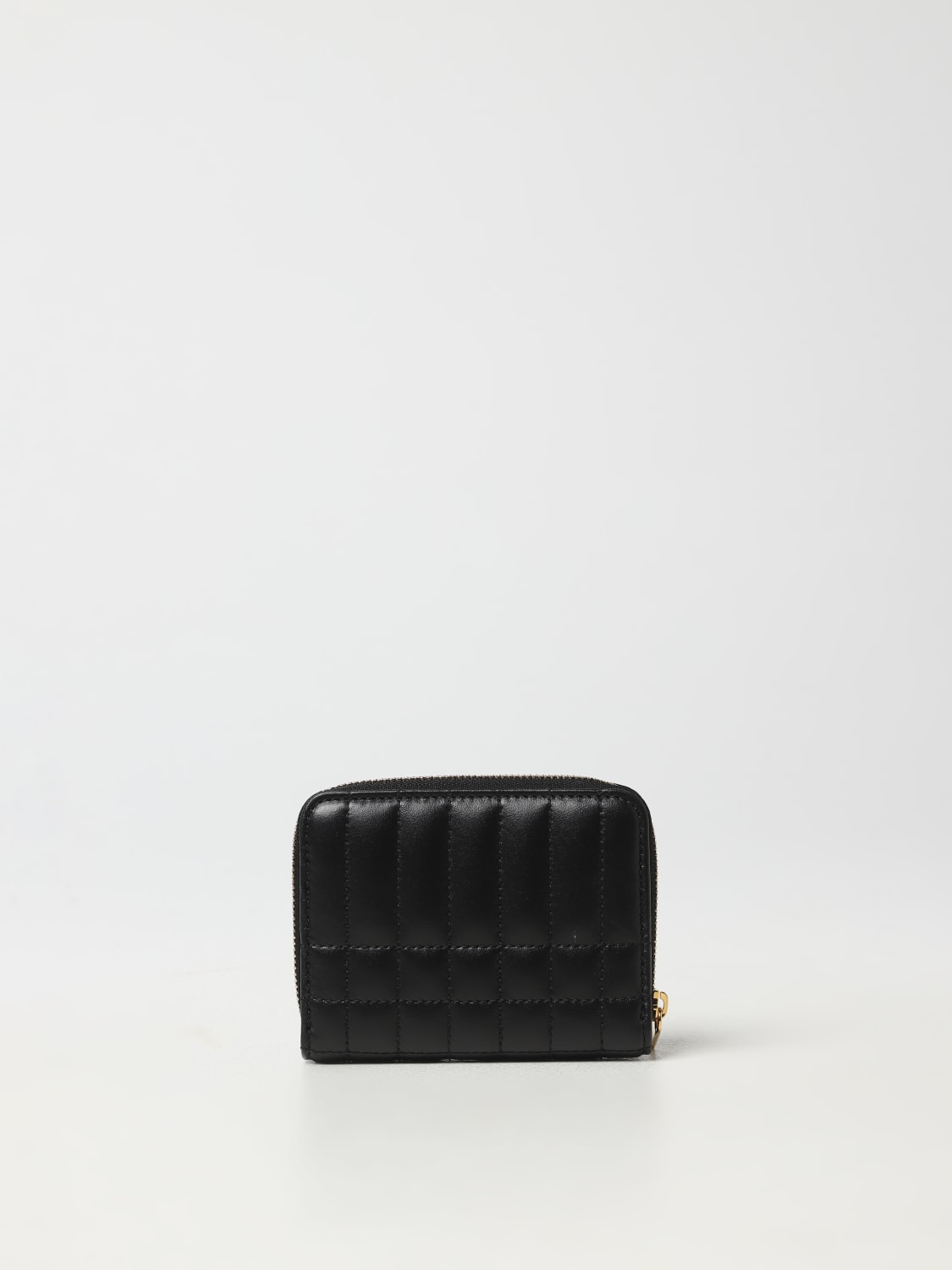 BURBERRY: wallet in quilted leather - Black