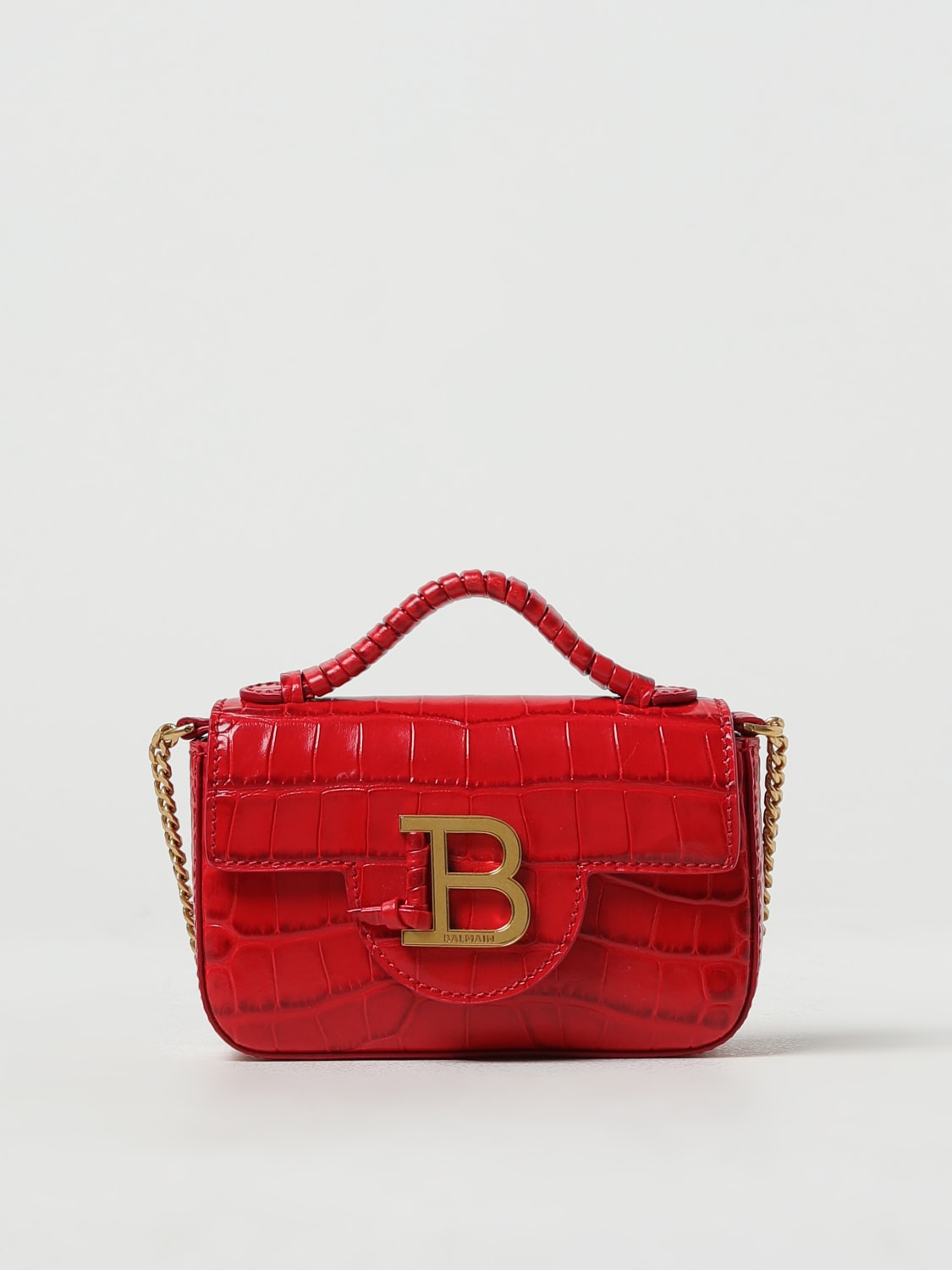 Balenciaga Hourglass B Logo Bag - Red for Women