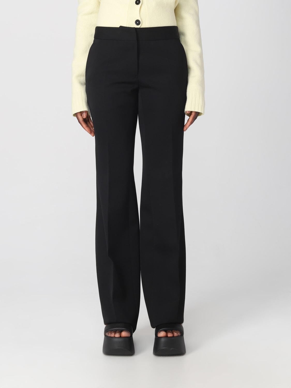 JIL SANDER: pants for woman - Black | Jil Sander pants J02KA0142J40021 ...