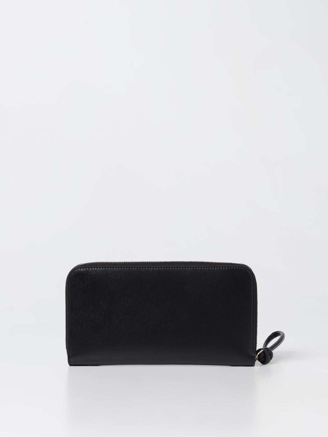 Jil Sander Black Zip Coin Pouch