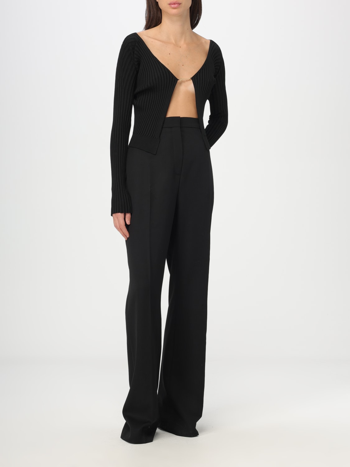 JACQUEMUS: cardigan for woman - Black | Jacquemus cardigan