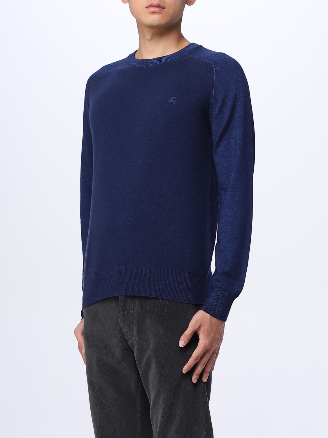 ETRO：セーター メンズ - ブルー | GIGLIO.COMオンラインのEtro