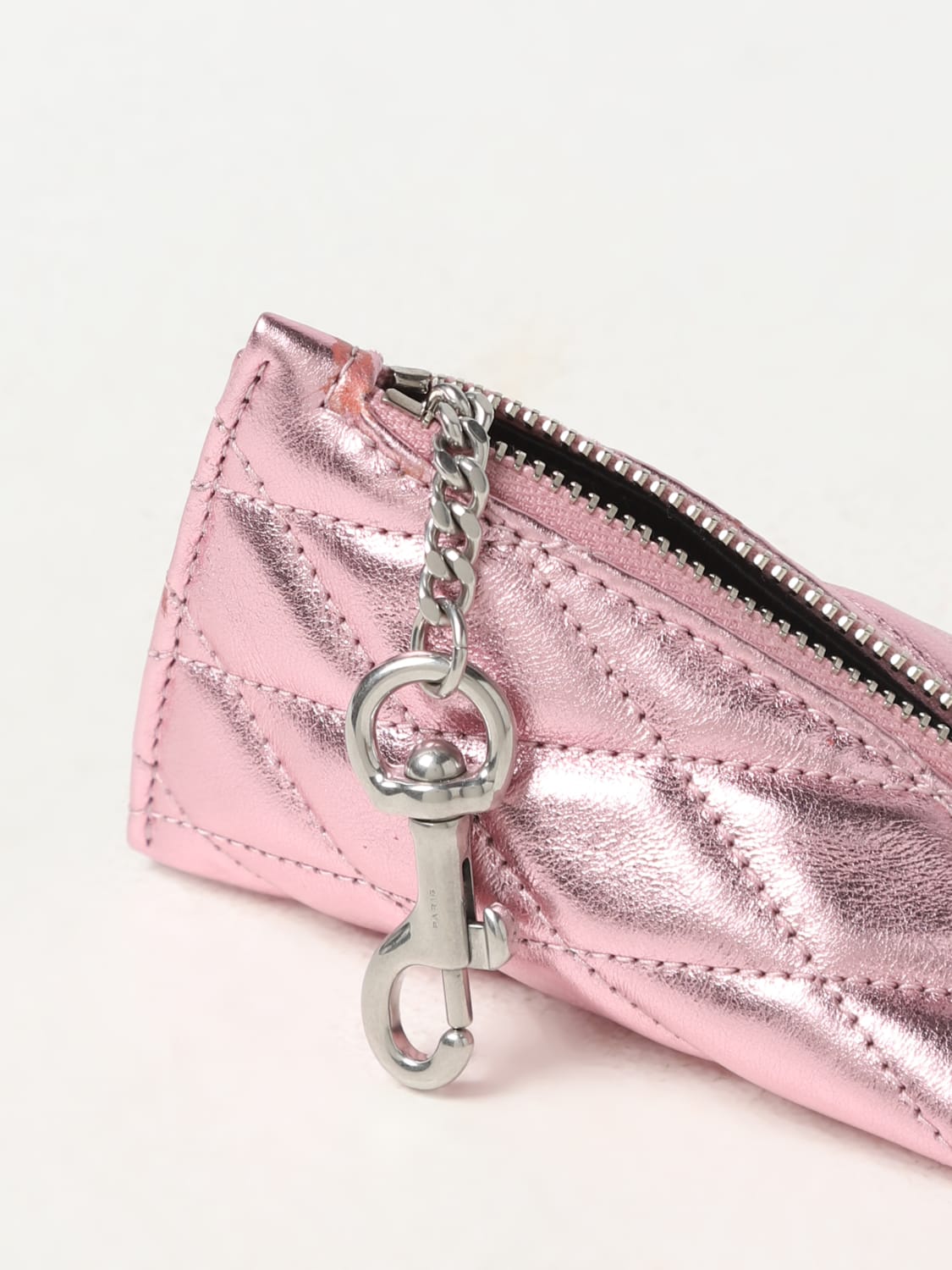 SAINT LAURENT: key chain for woman - Pink