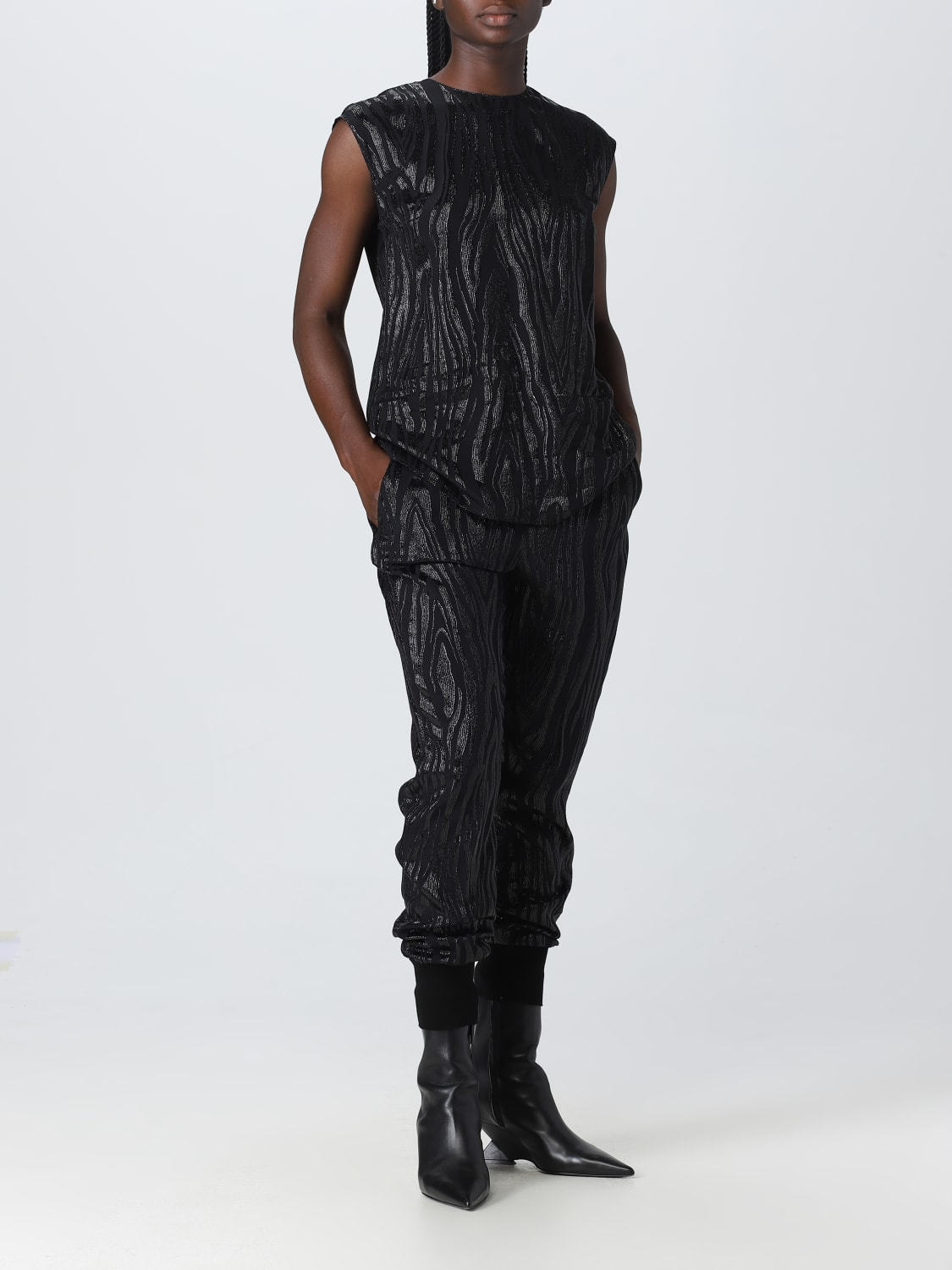 STELLA MCCARTNEY: pants for woman - Black | Stella Mccartney pants ...