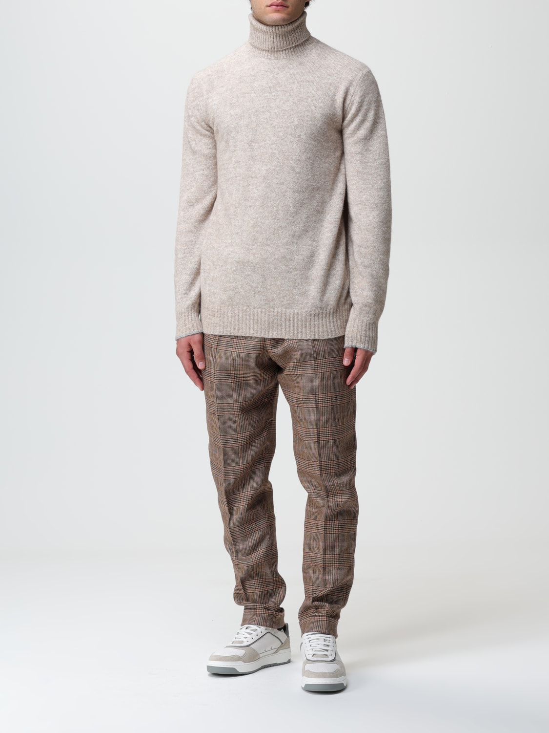 Brunello Cucinelli Cashmere-Silk Sweater Beige/Gold