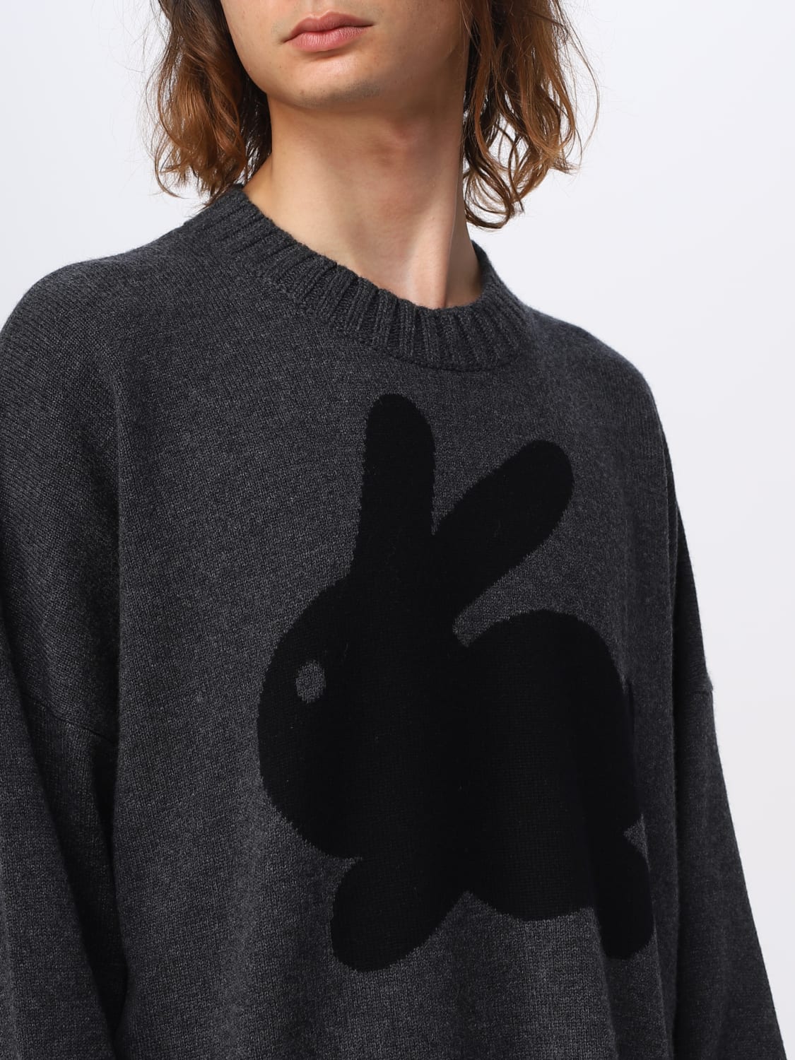 JW ANDERSON: sweater for man - Grey | Jw Anderson sweater KW0943YN0264 ...