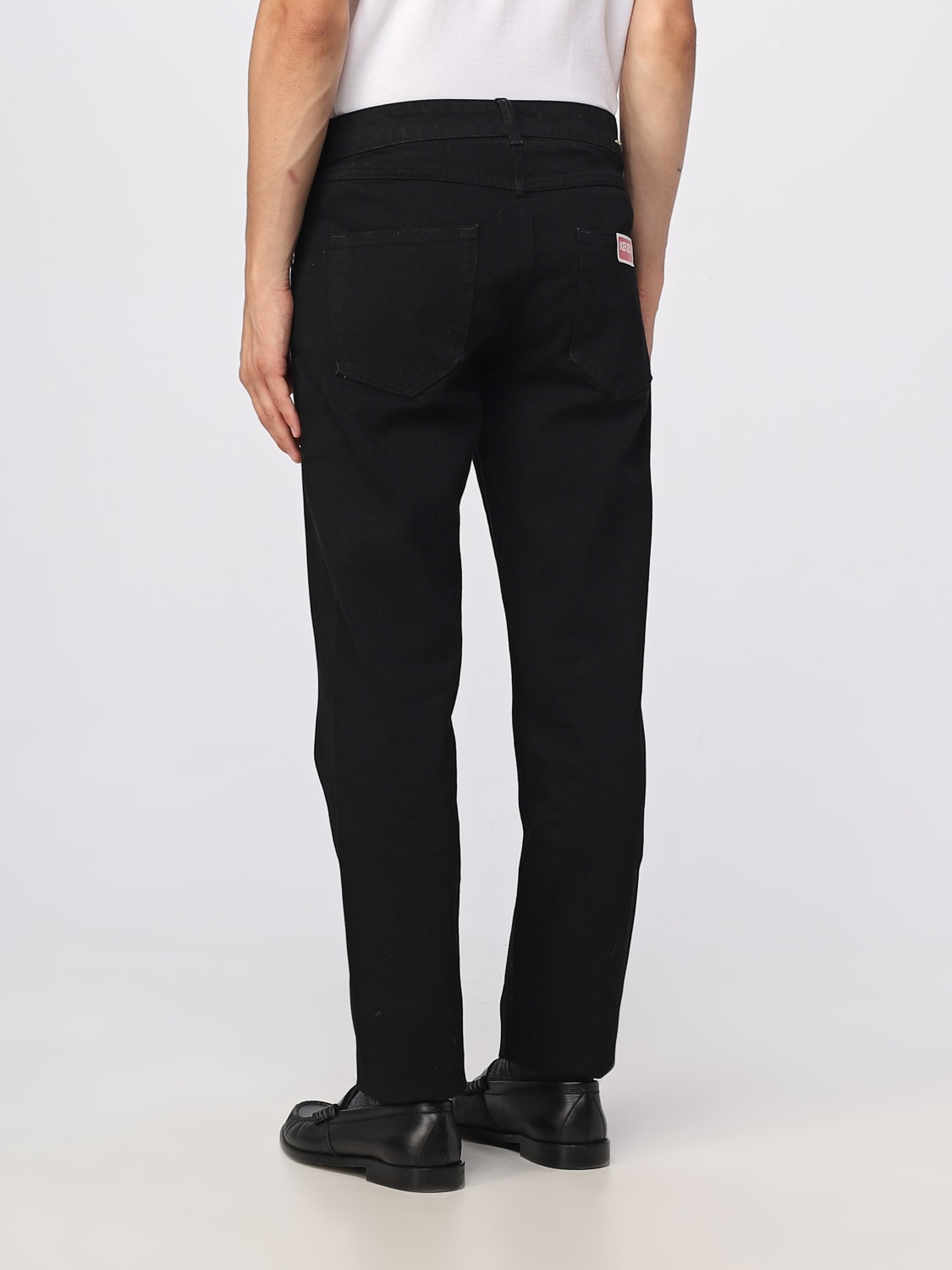 KENZO: jeans for man - Black | Kenzo jeans FD65DP1016C1 online on ...