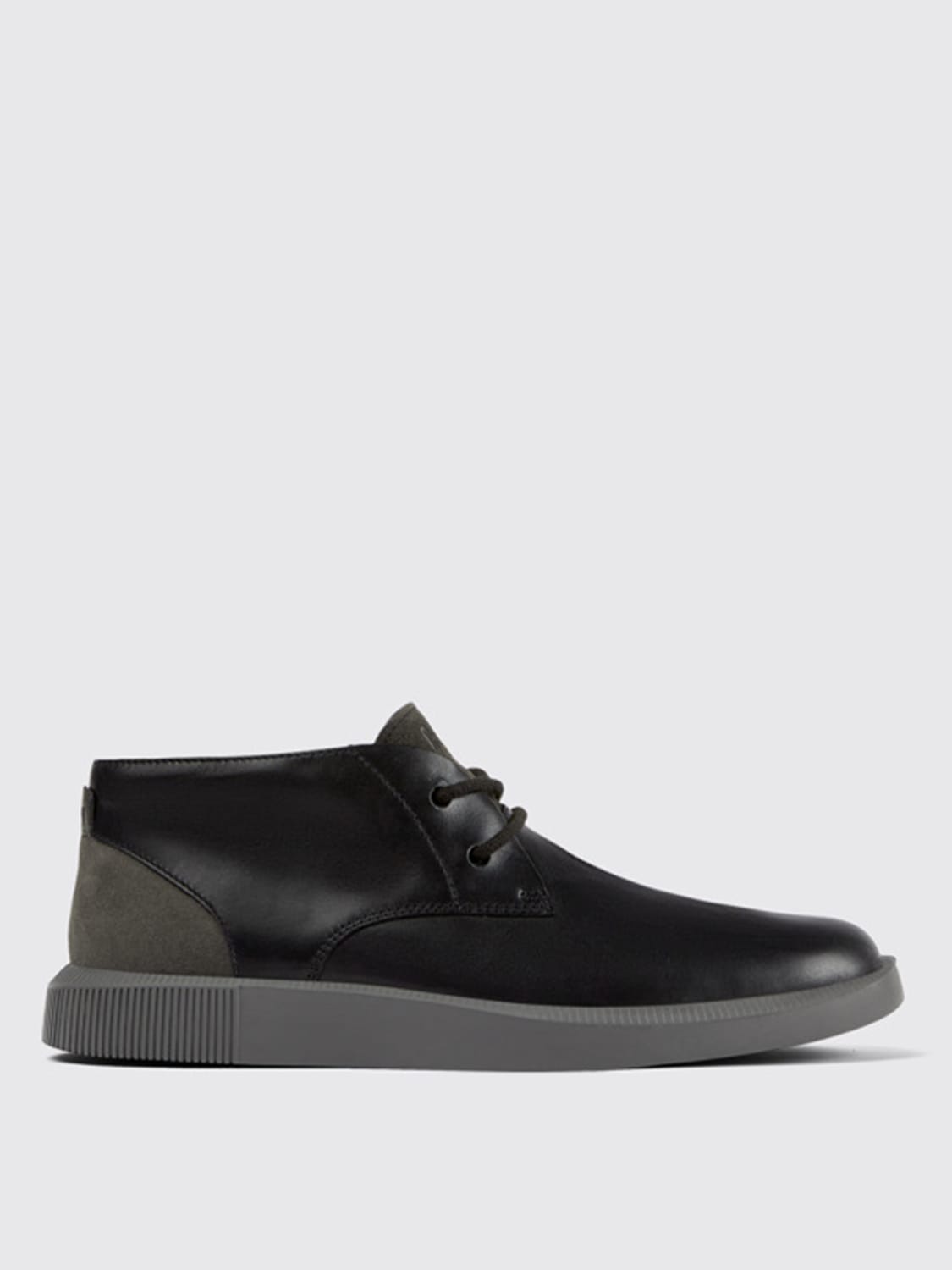 CAMPER: Bill ankle boots in nubuck - Black | Camper chukka boots ...