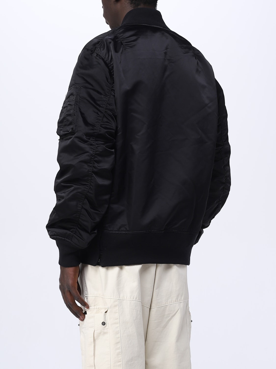 SACAI: jacket for man - Black | Sacai jacket SCM051 online at
