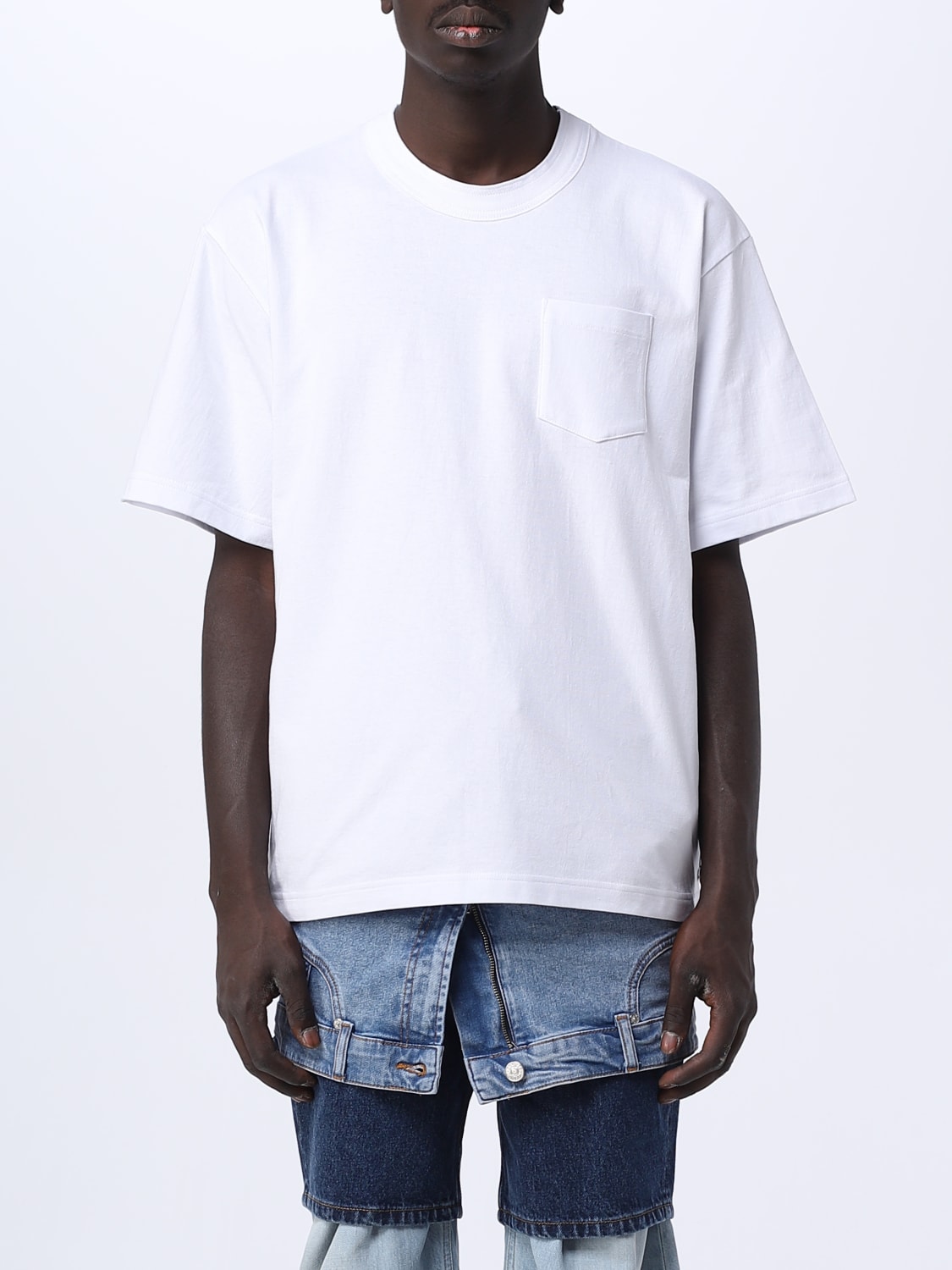 SACAI: t-shirt for man - White | Sacai t-shirt SCM073 online at
