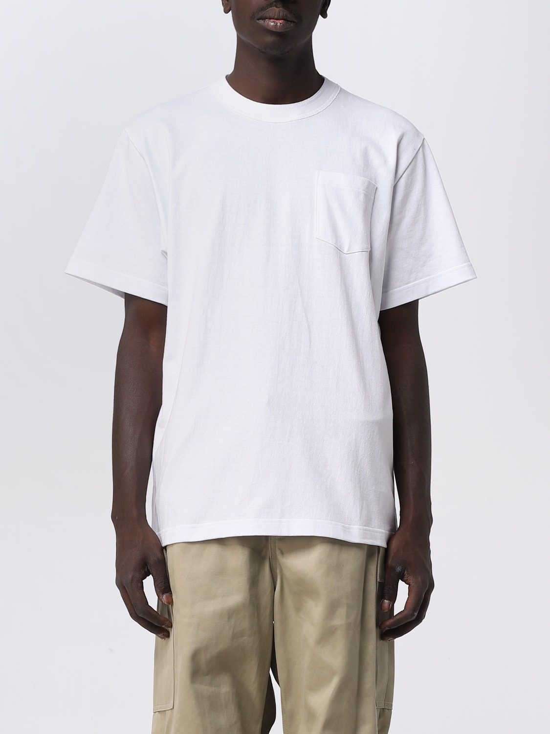 SACAI: t-shirt for man - White | Sacai t-shirt SCM063 online on GIGLIO.COM