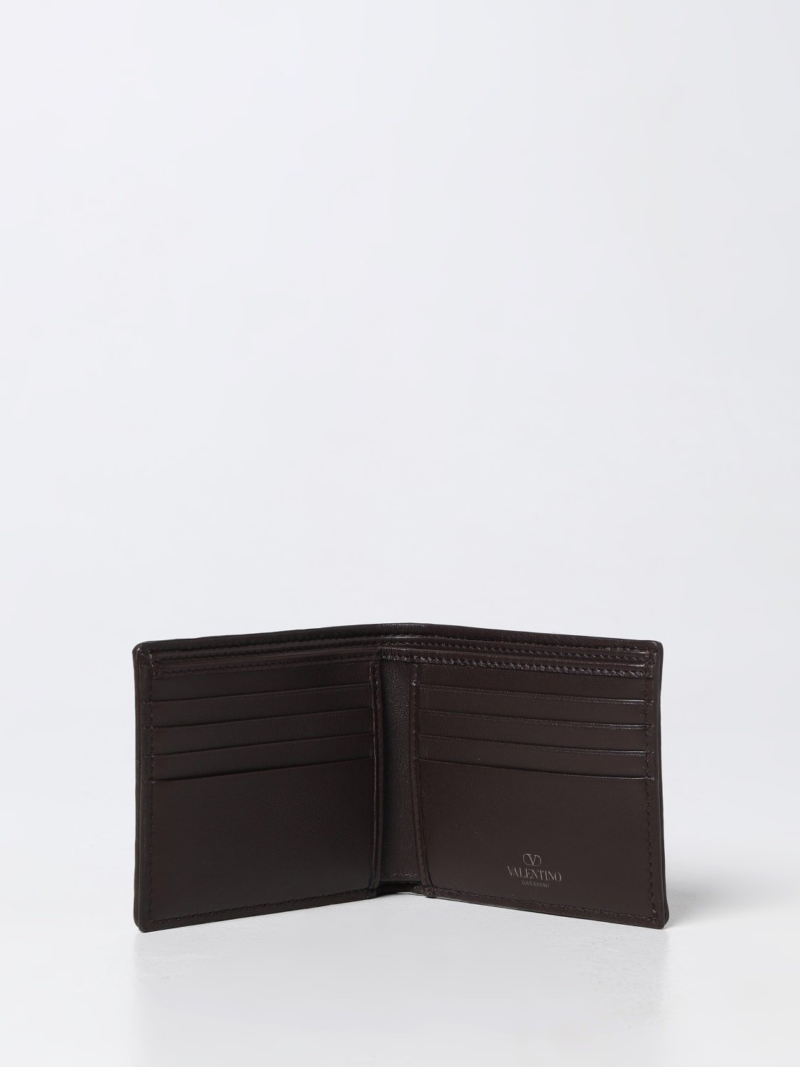 Toile Iconographe Cardholder With Leather Details for Man in Beige/black