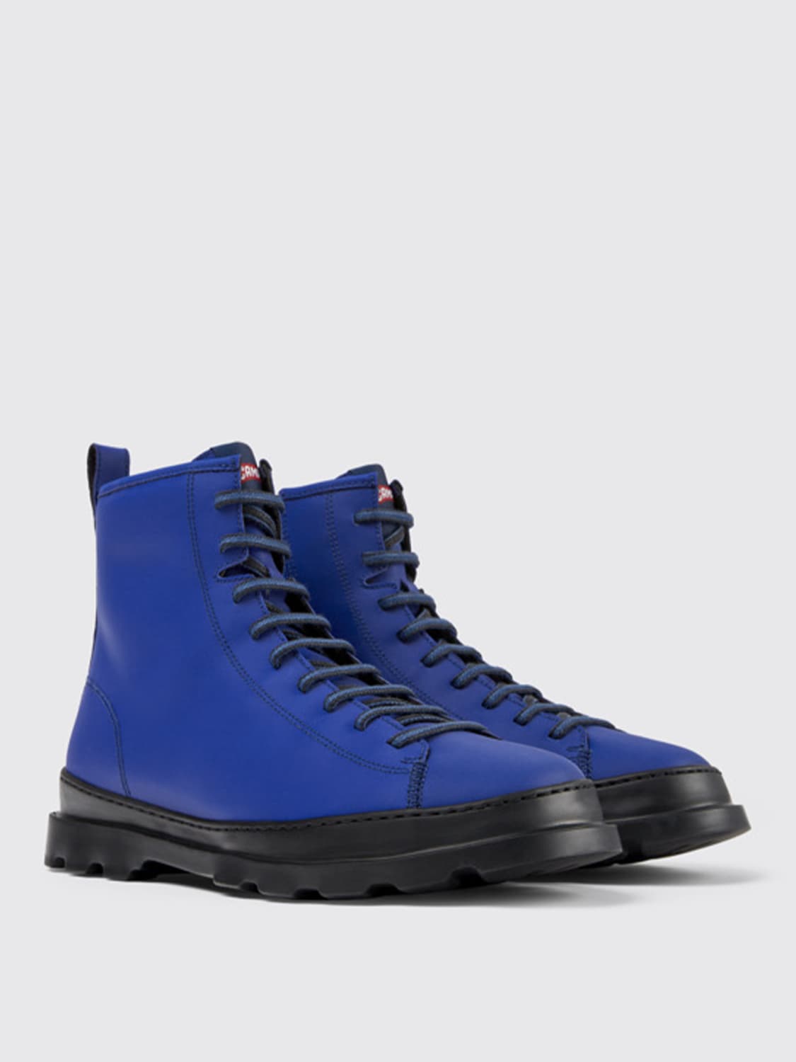 CAMPER: boots for man - Blue | Camper boots K300245-034 BRUTUS online ...