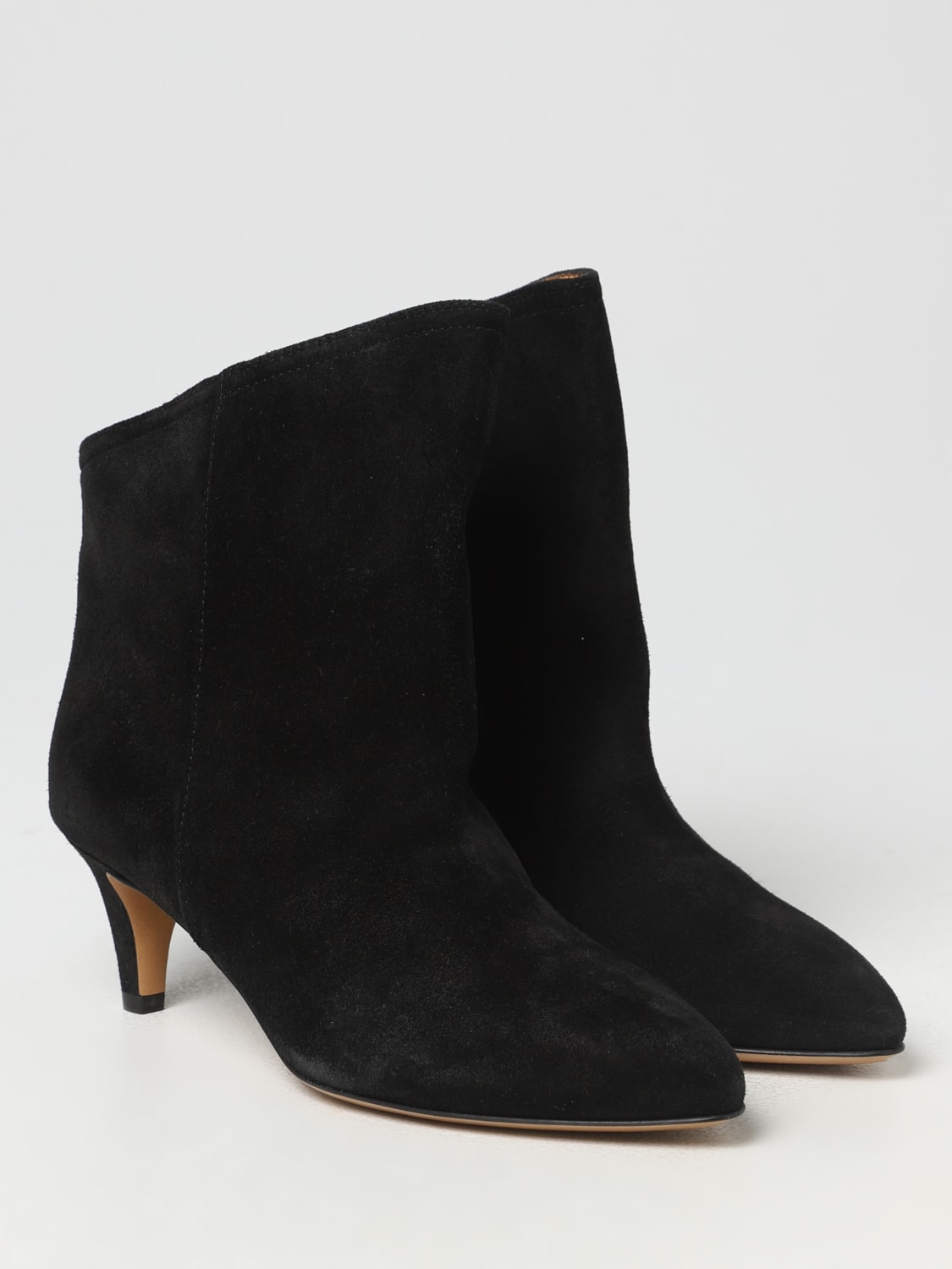 MARANT: flat boots for woman - Black | Isabel Marant flat ankle boots BO0024FAA1A32S online at GIGLIO.COM