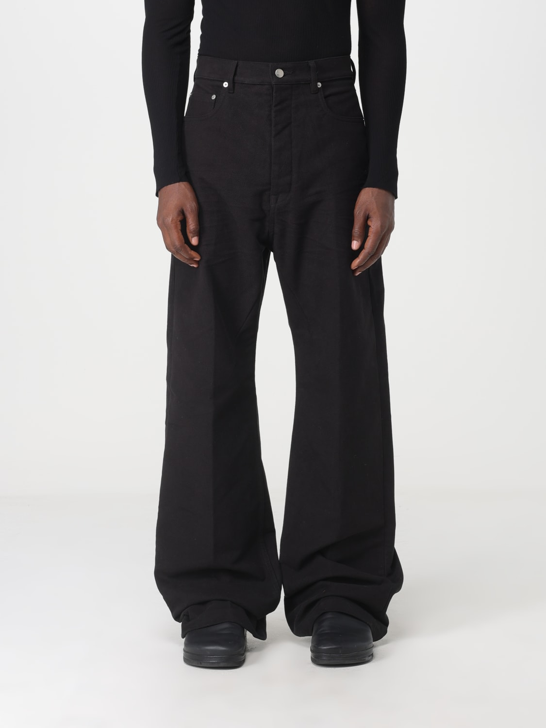 RICK OWENS: pants for man - Black | Rick Owens pants RU02C7333TB online ...
