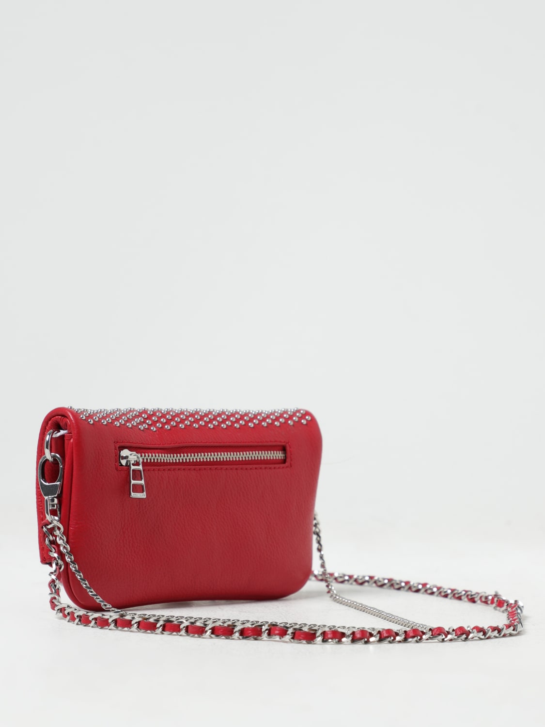 Rock Nano Hobo Bag - Zadig & Voltaire - Leather - Red