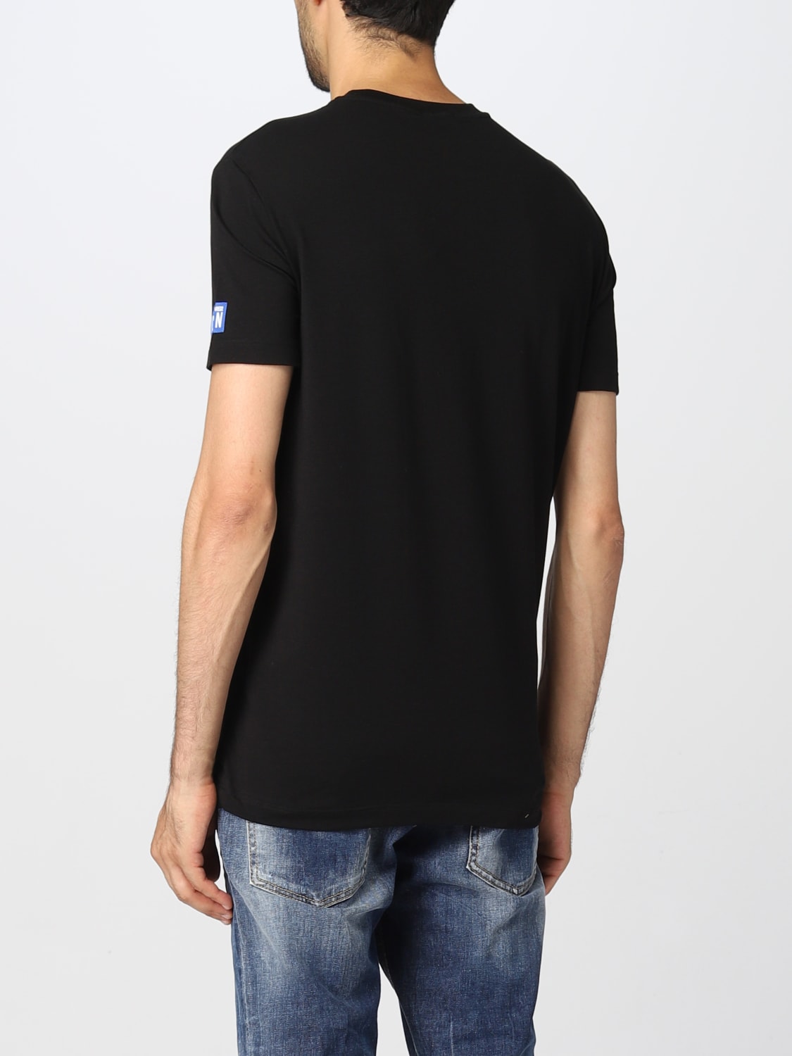 DSQUARED2: t-shirt for man - Black | Dsquared2 t-shirt D9M204720 online ...