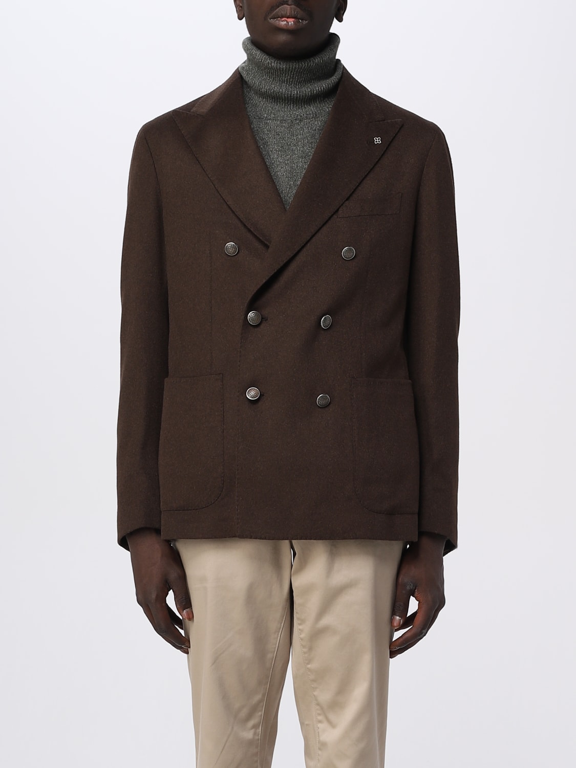 TAGLIATORE: jacket for man - Brown | Tagliatore jacket