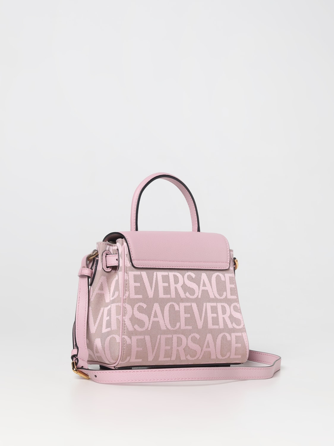 Versace La Medusa Hand Bags Pink