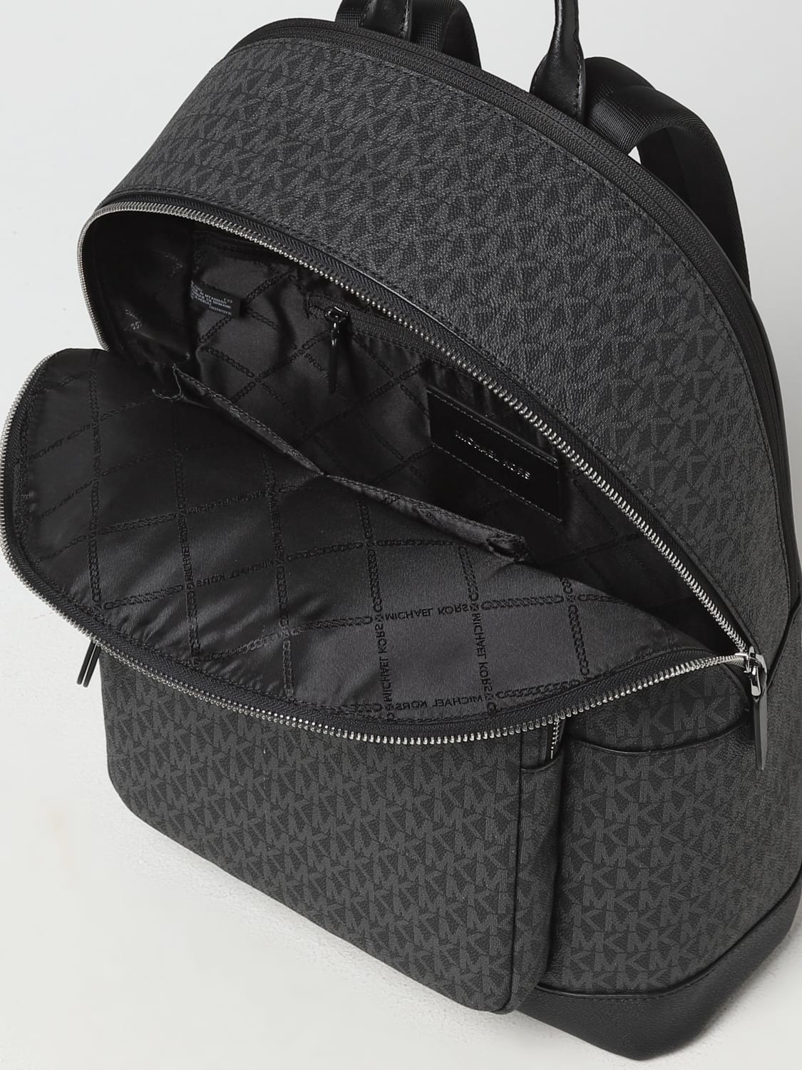 MICHAEL KORS: backpack for men - Black  Michael Kors backpack 33F0LHDB2U  online at