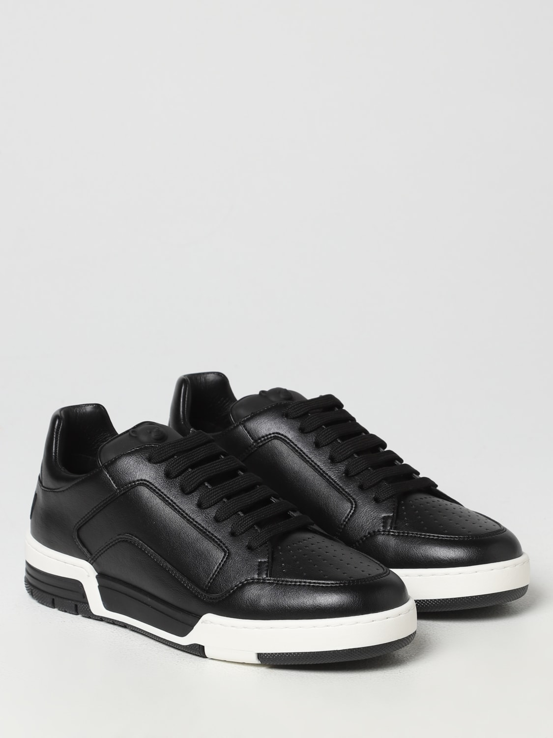 MOSCHINO COUTURE: sneakers for man - Black | Moschino Couture sneakers ...