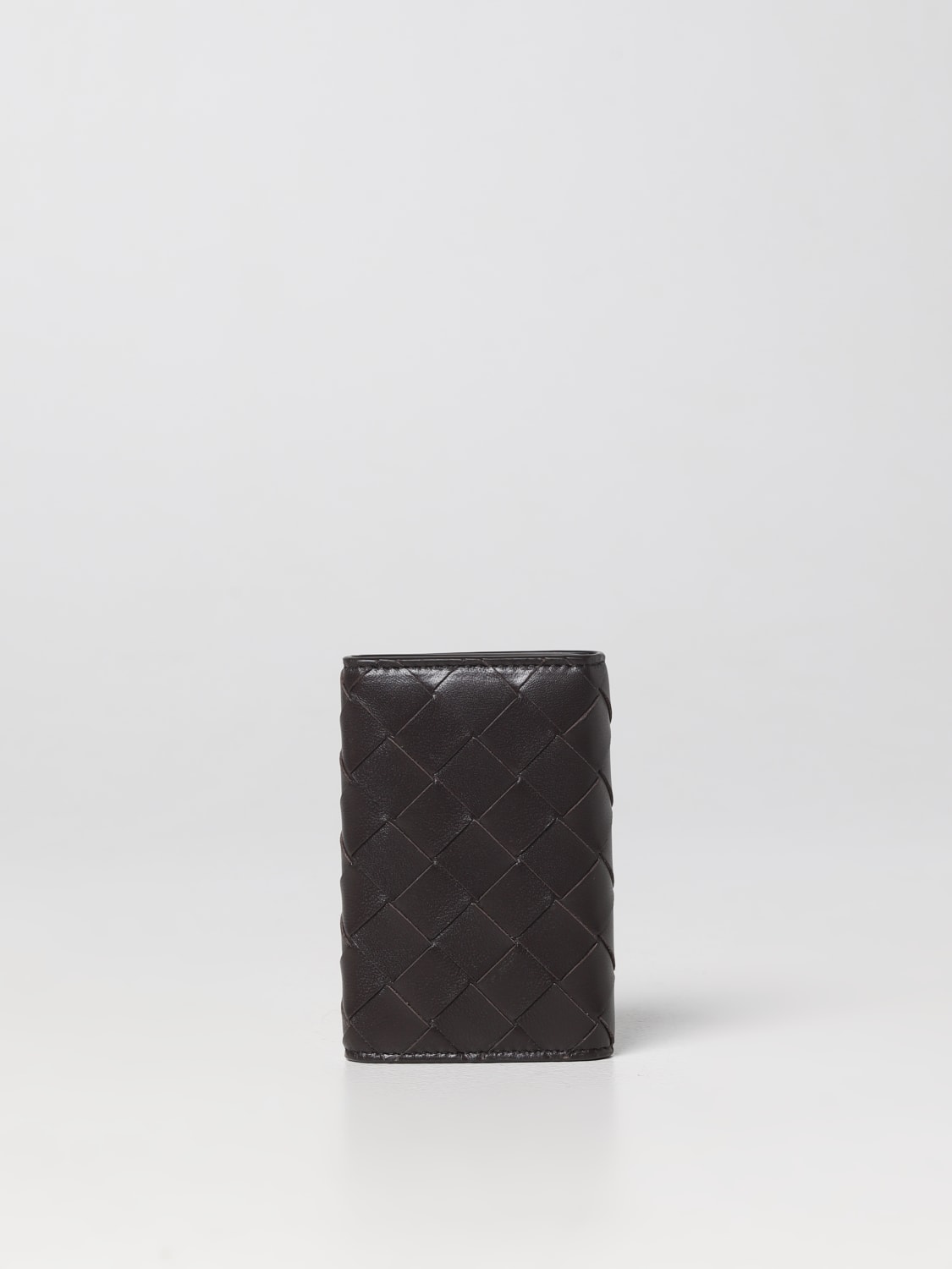 Bottega Veneta Key Pouch - Black - Woman - Lambskin & Calfskin