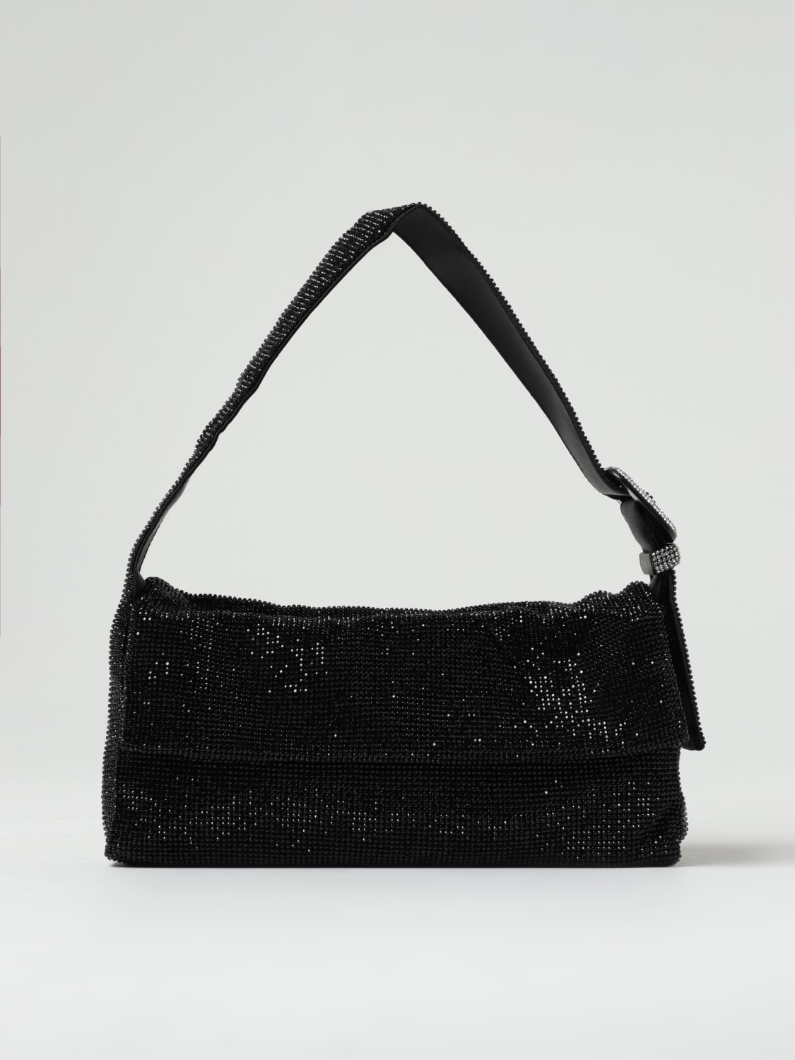 Borsa Vitty La Grande Benedetta Bruzziches in denim con strass EN9484