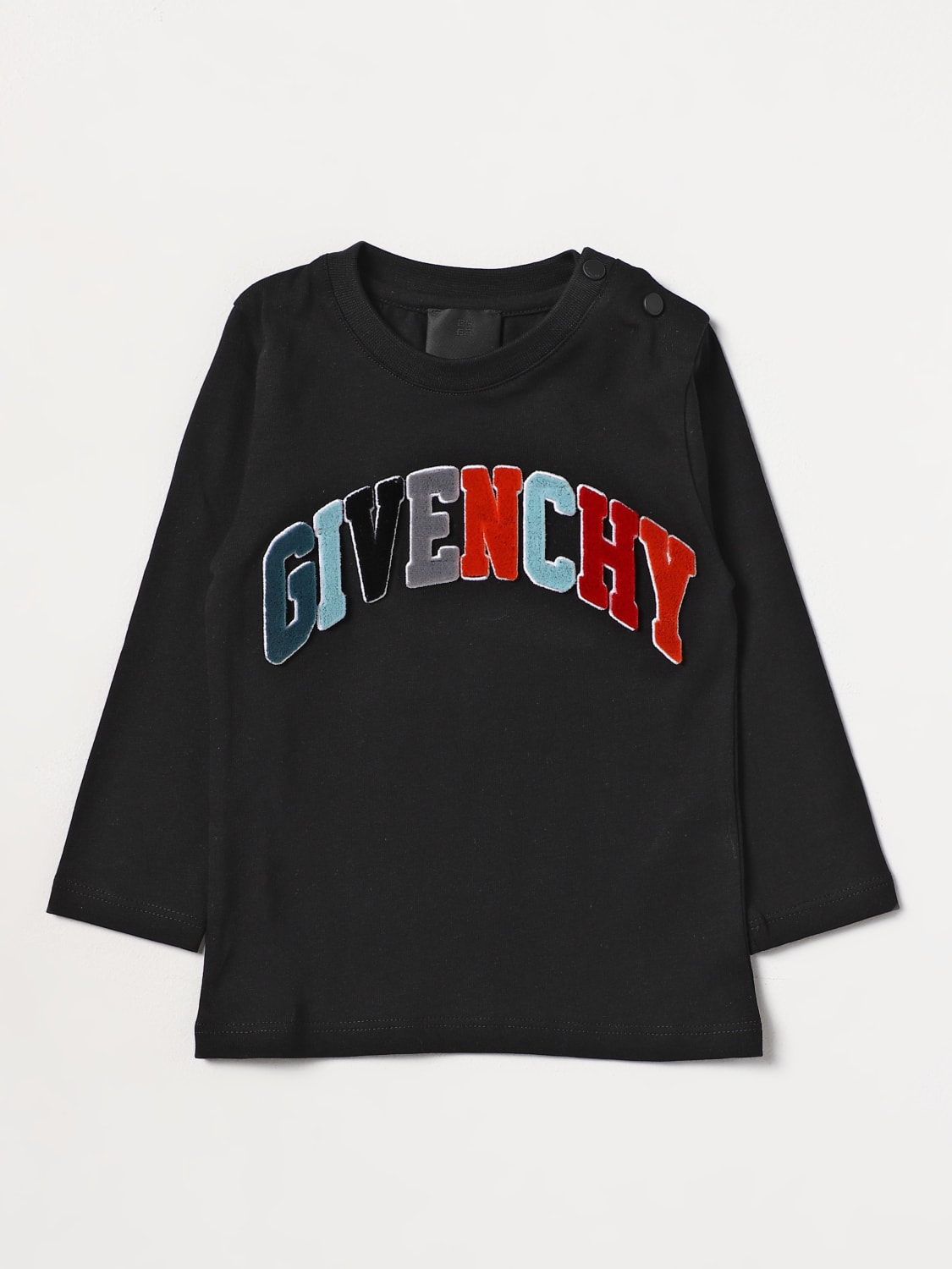 GIVENCHY tshirt for baby Black Givenchy tshirt H05270 online on