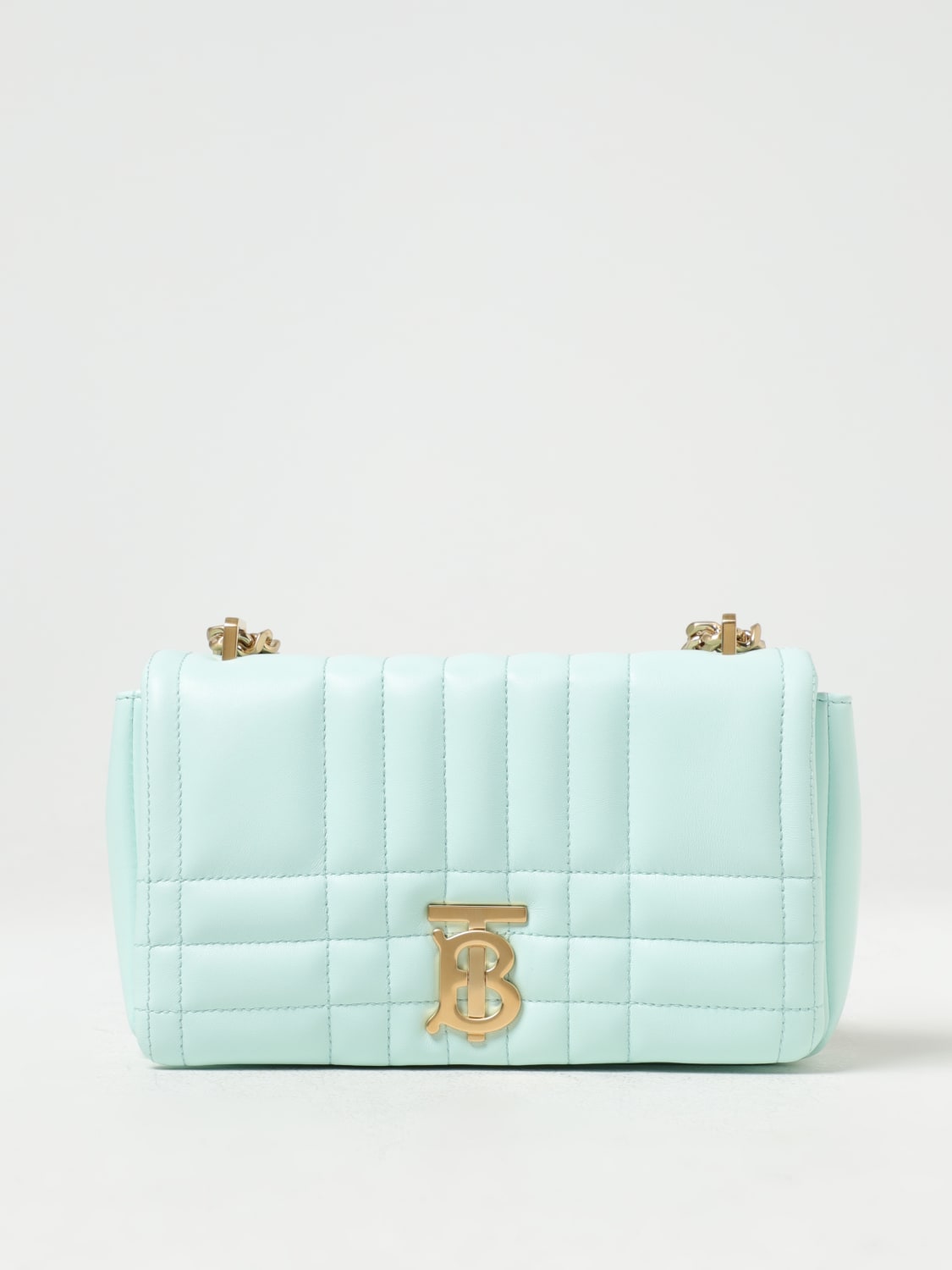Green Lola quilted-leather cross-body bag, Burberry