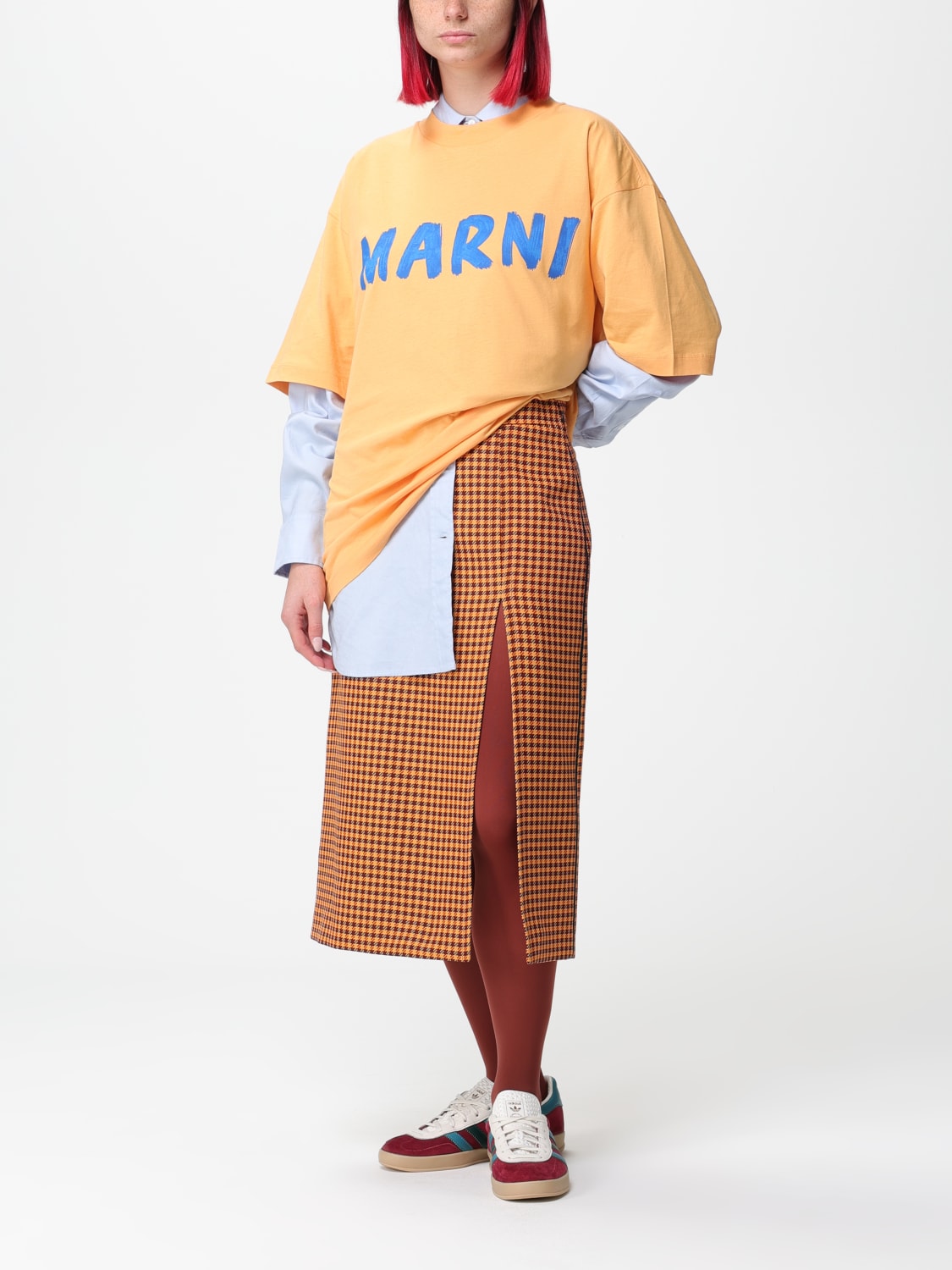 Marni スカート　オレンジ