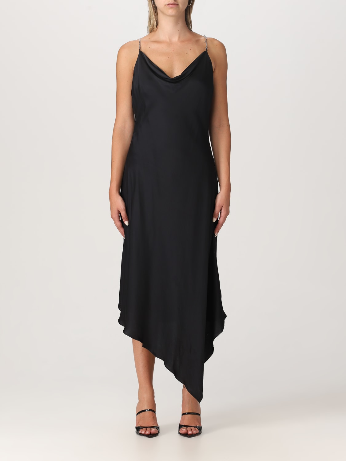 DIESEL: dress for woman - Black | Diesel dress A105800SHAT online at ...