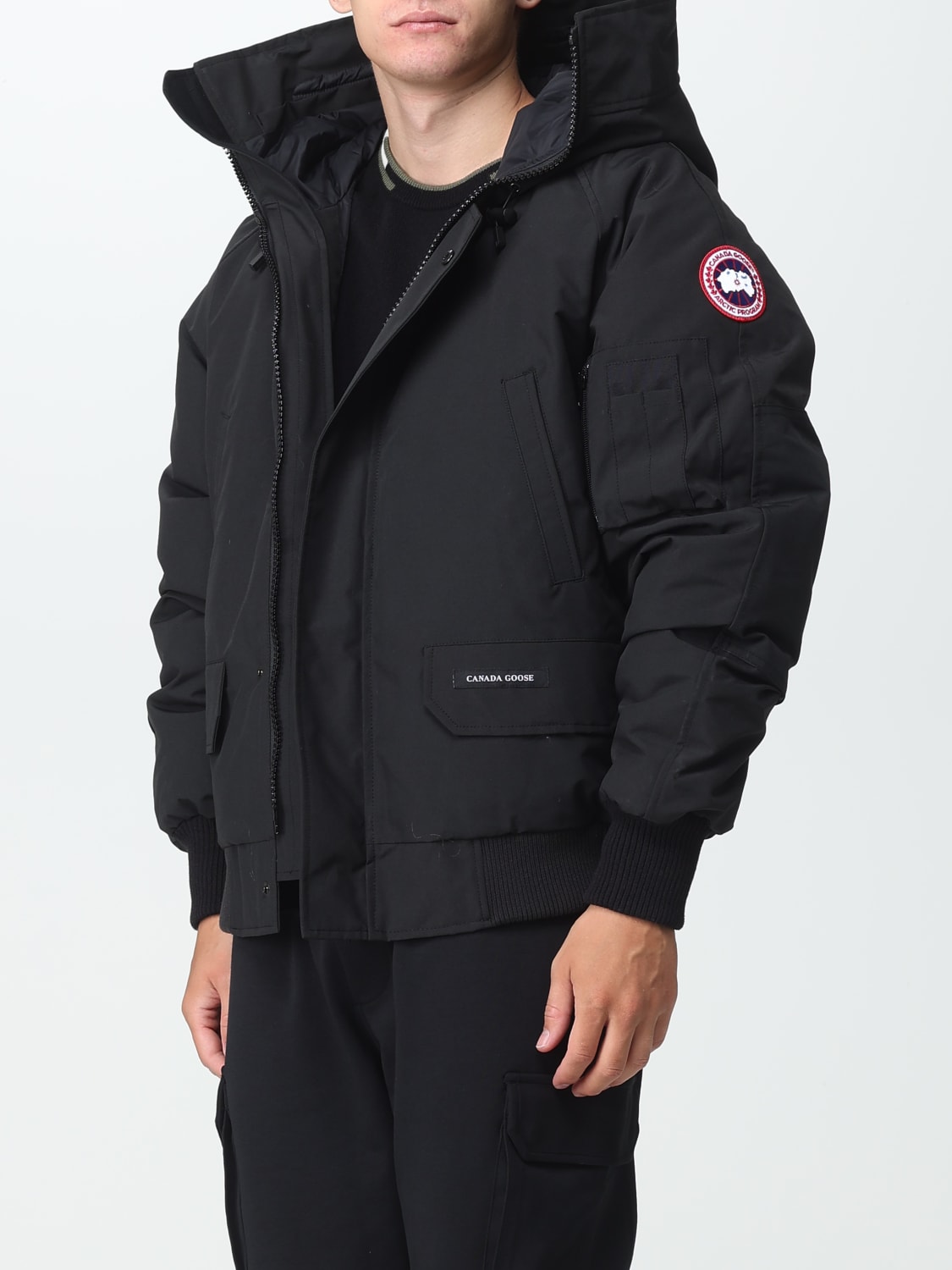CANADA GOOSE: jacket for man - Black | Canada Goose jacket 2050M online ...