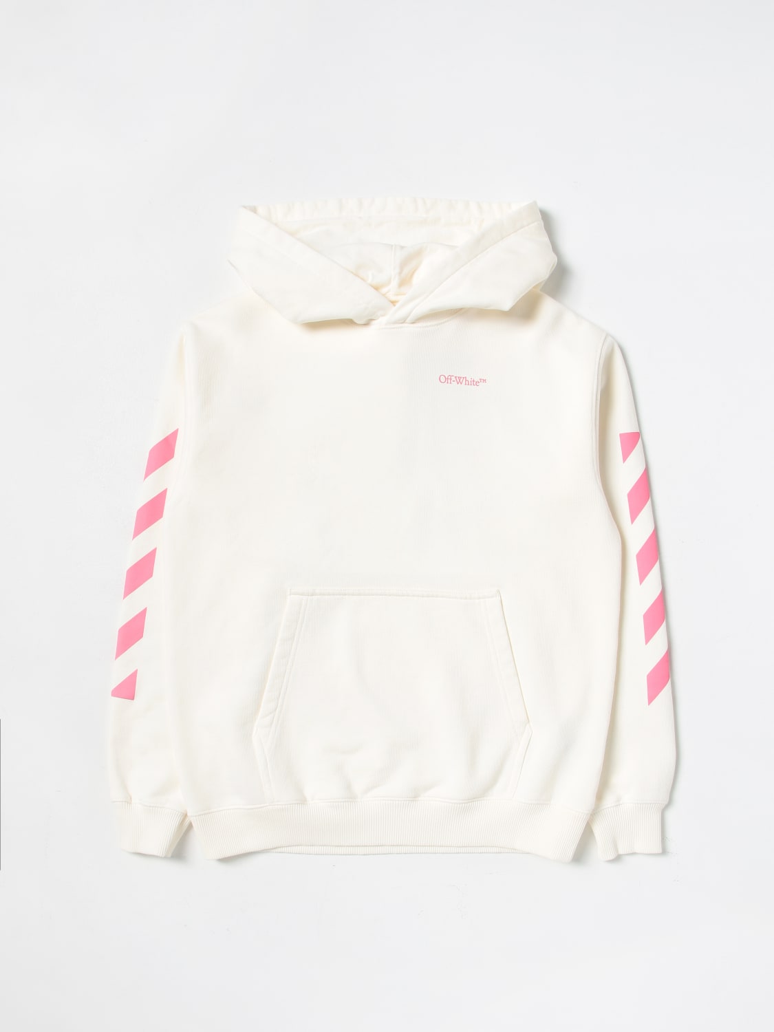 OFF-WHITE: sweater for girls - White | OGBB002F23FLE001 online GIGLIO.COM