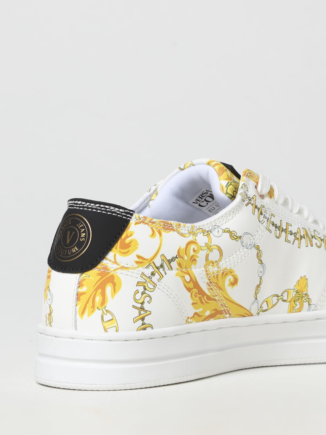 VERSACE JEANS COUTURE: sneakers for man - White | Versace Jeans Couture ...