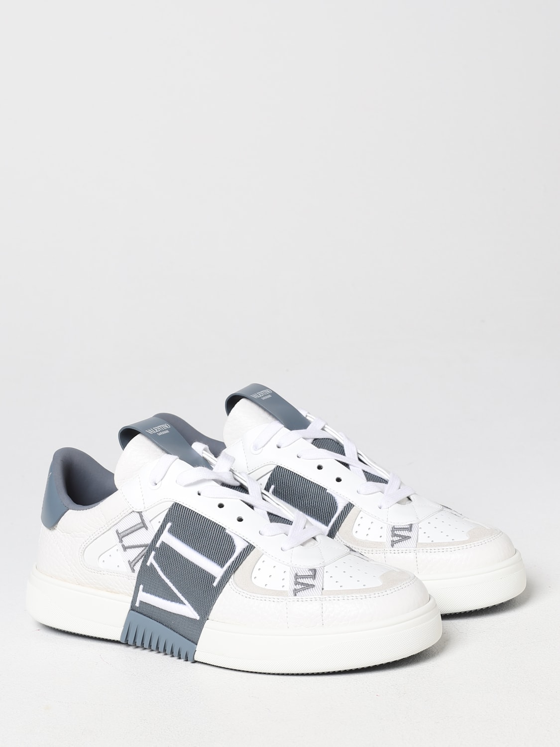 GARAVANI: VL7N leather sneakers with embroidered - White | Valentino sneakers 3Y2S0C58RKU online at GIGLIO.COM