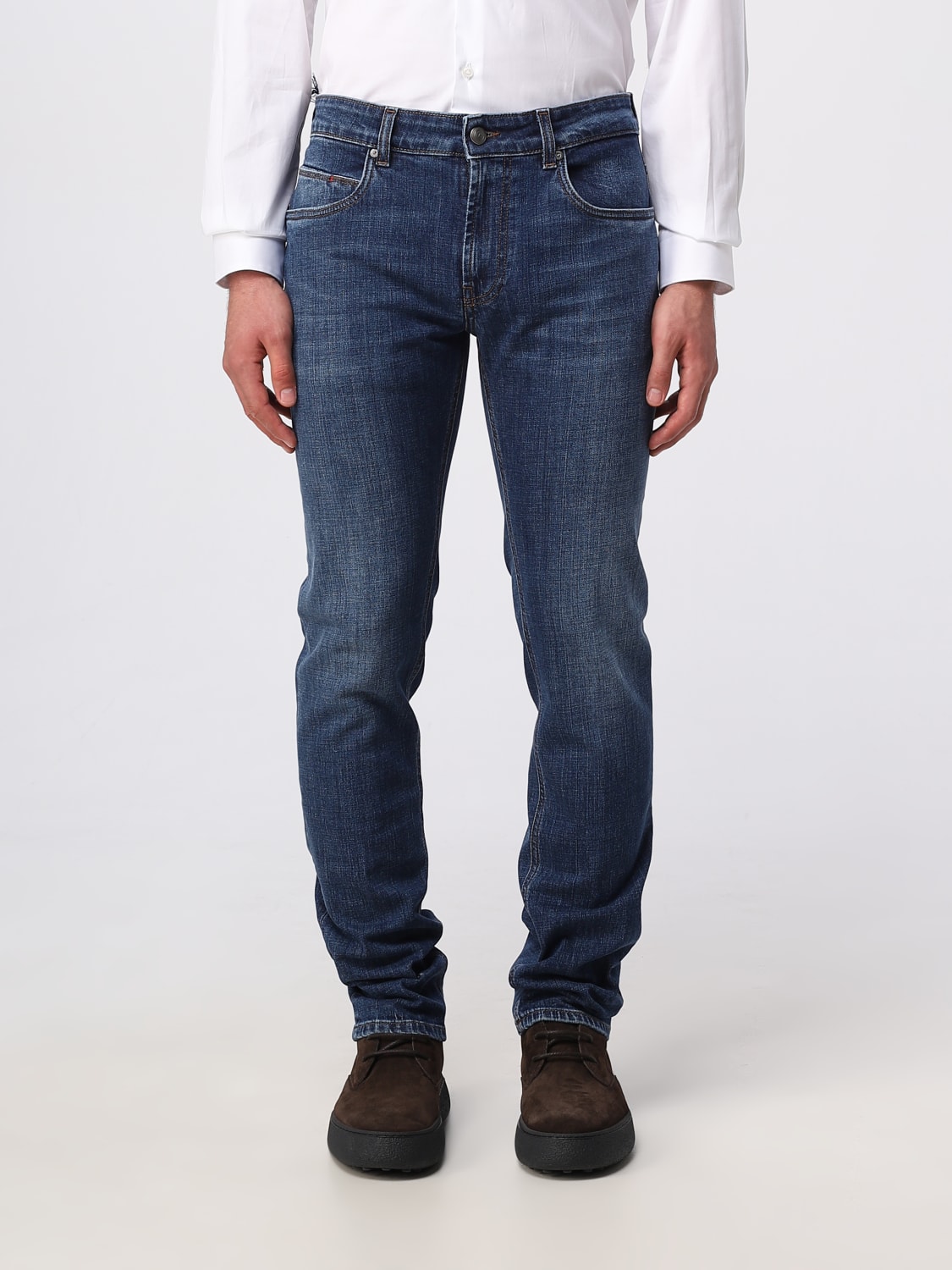 FAY: jeans for man - Royal Blue | Fay jeans NTM8247196LUOR online on ...