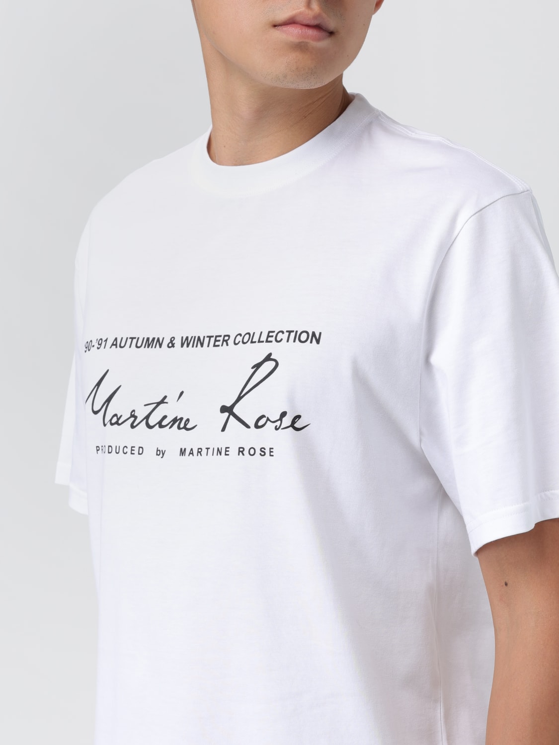 MARTINE ROSE: t-shirt for man - White  Martine Rose t-shirt CMR603 online  at