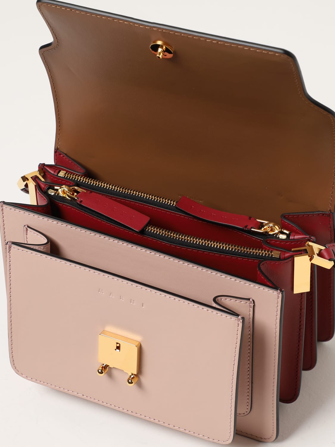 MARNI - Trunk leather shoulder bag