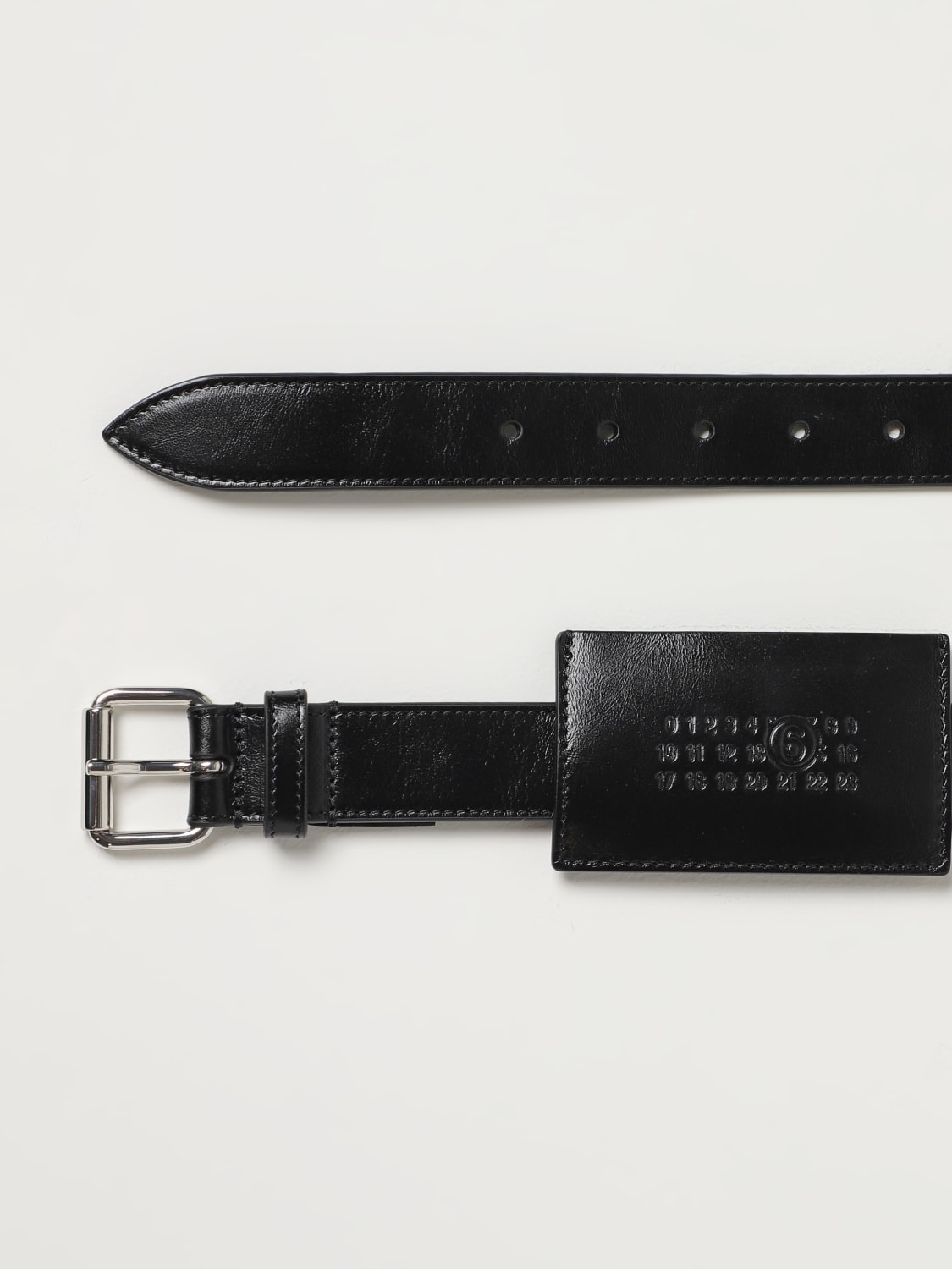 MM6 MAISON MARGIELA: belt for woman - Black | Mm6 Maison Margiela