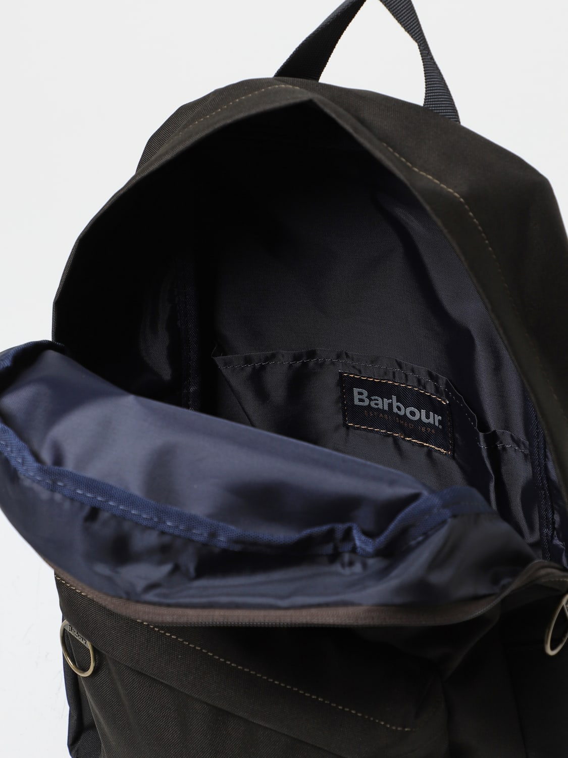 BARBOUR: backpack for man - Blue | Barbour backpack UBA0574UBA online ...