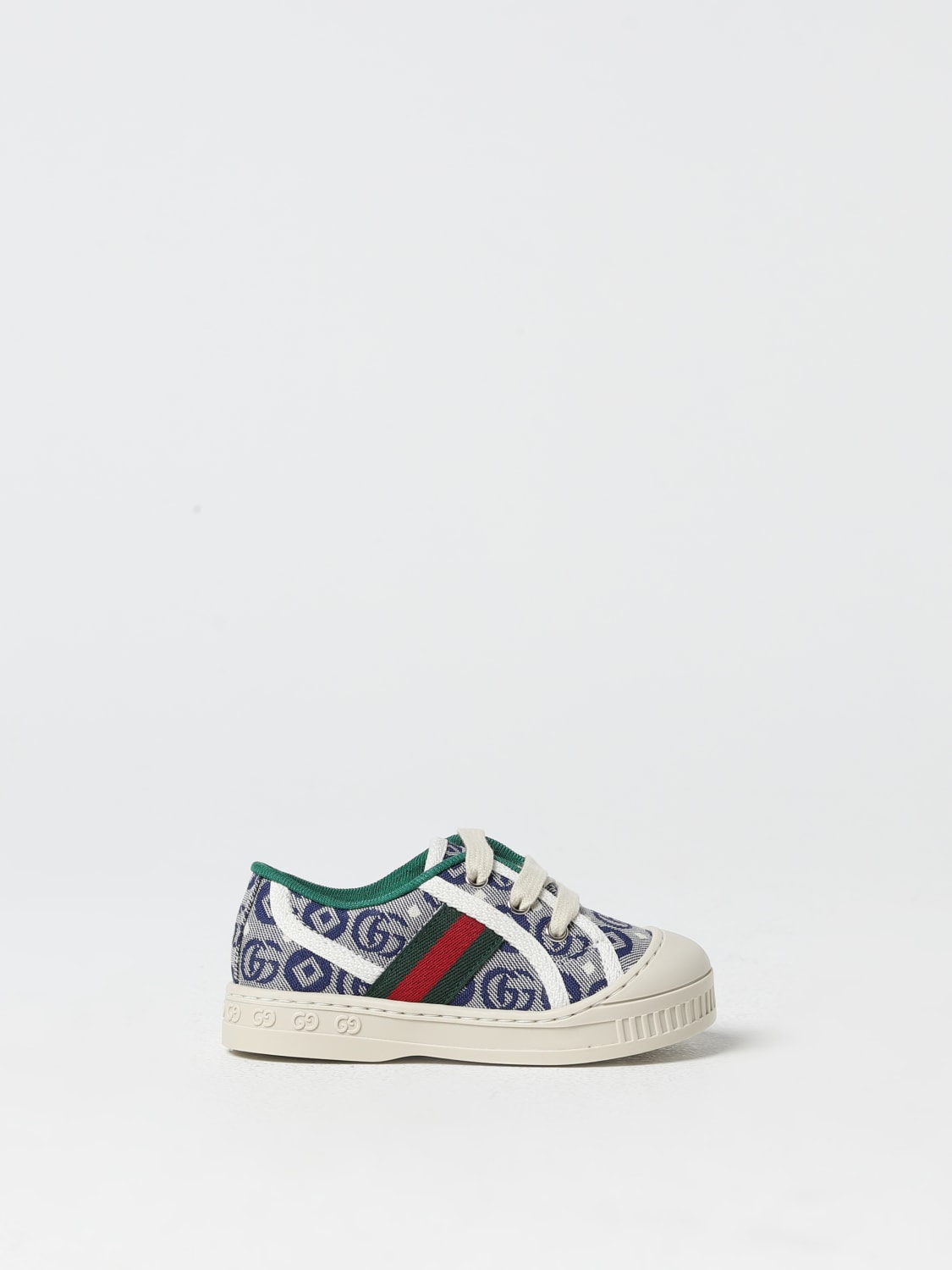 GUCCI 1977 Tennis sneakers in cotton with jacquard monogram