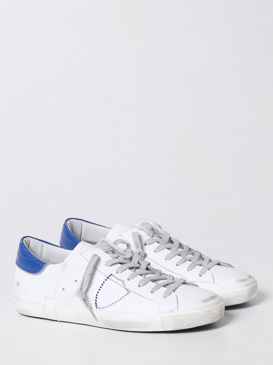 PHILIPPE MODEL: sneakers for man - White | Philippe Model sneakers PRLU ...