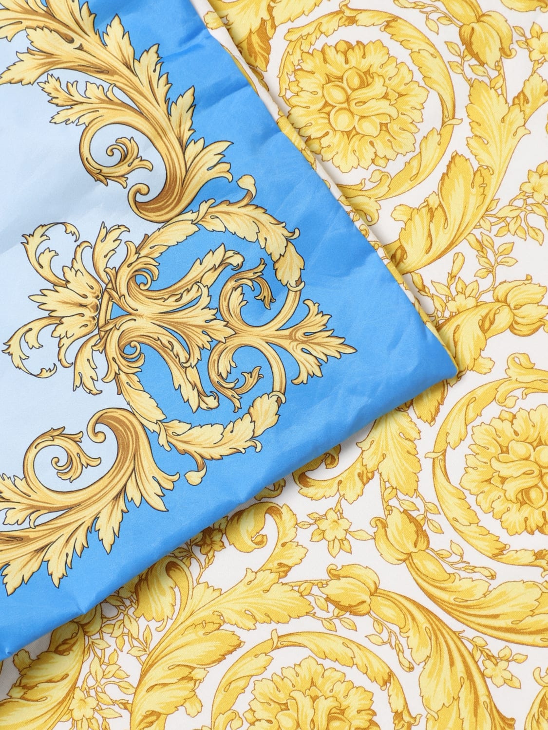 Gold baroque versace style print fabric Shop online, in store