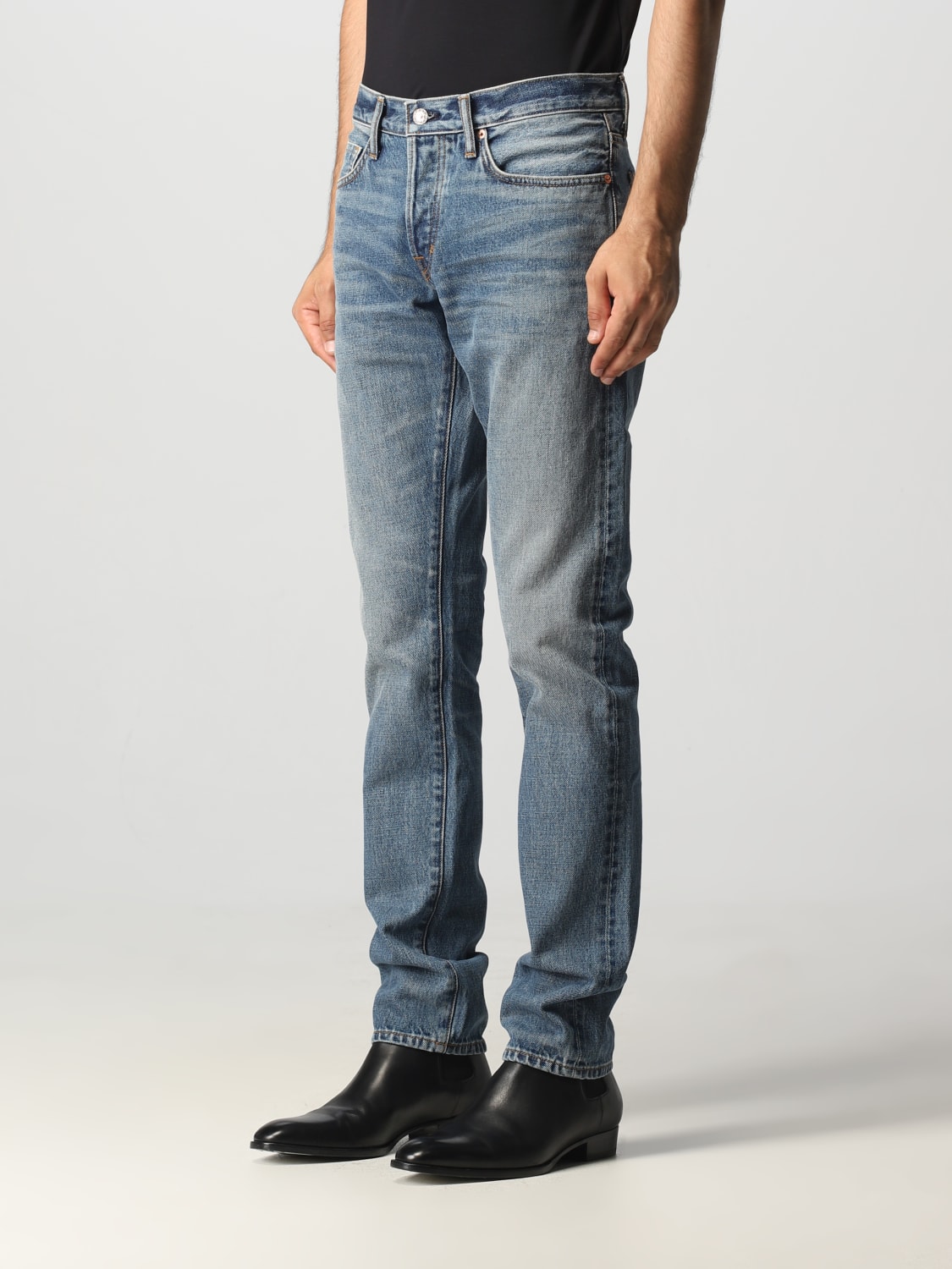 TOM FORD: jeans for man - Blue | Ford jeans DPS001DMC025F23 online at
