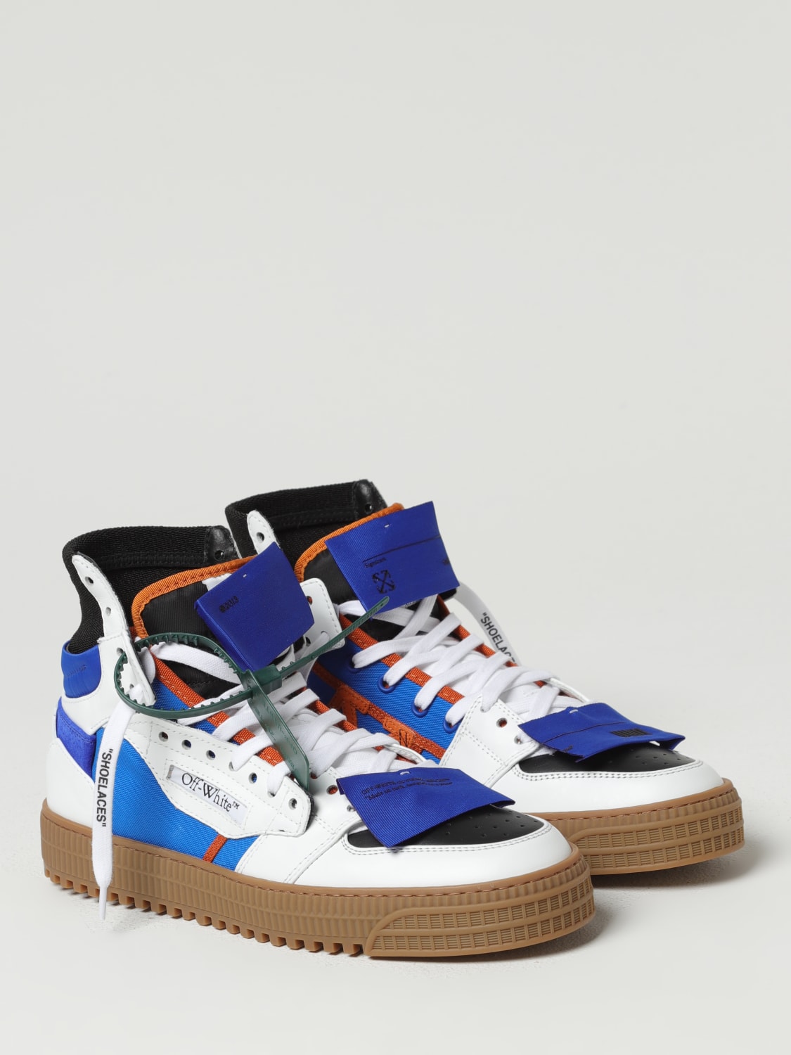 Off-White Black Suede And Canvas Off-Court 3.0 Hight Top Sneakers Size 43  Off-White | The Luxury Closet