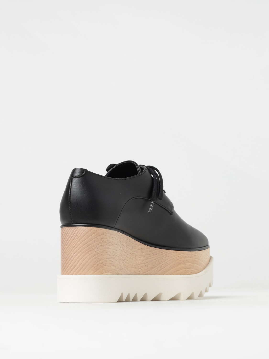 STELLA MCCARTNEY: Elyse derby shoes in synthetic leather with ...