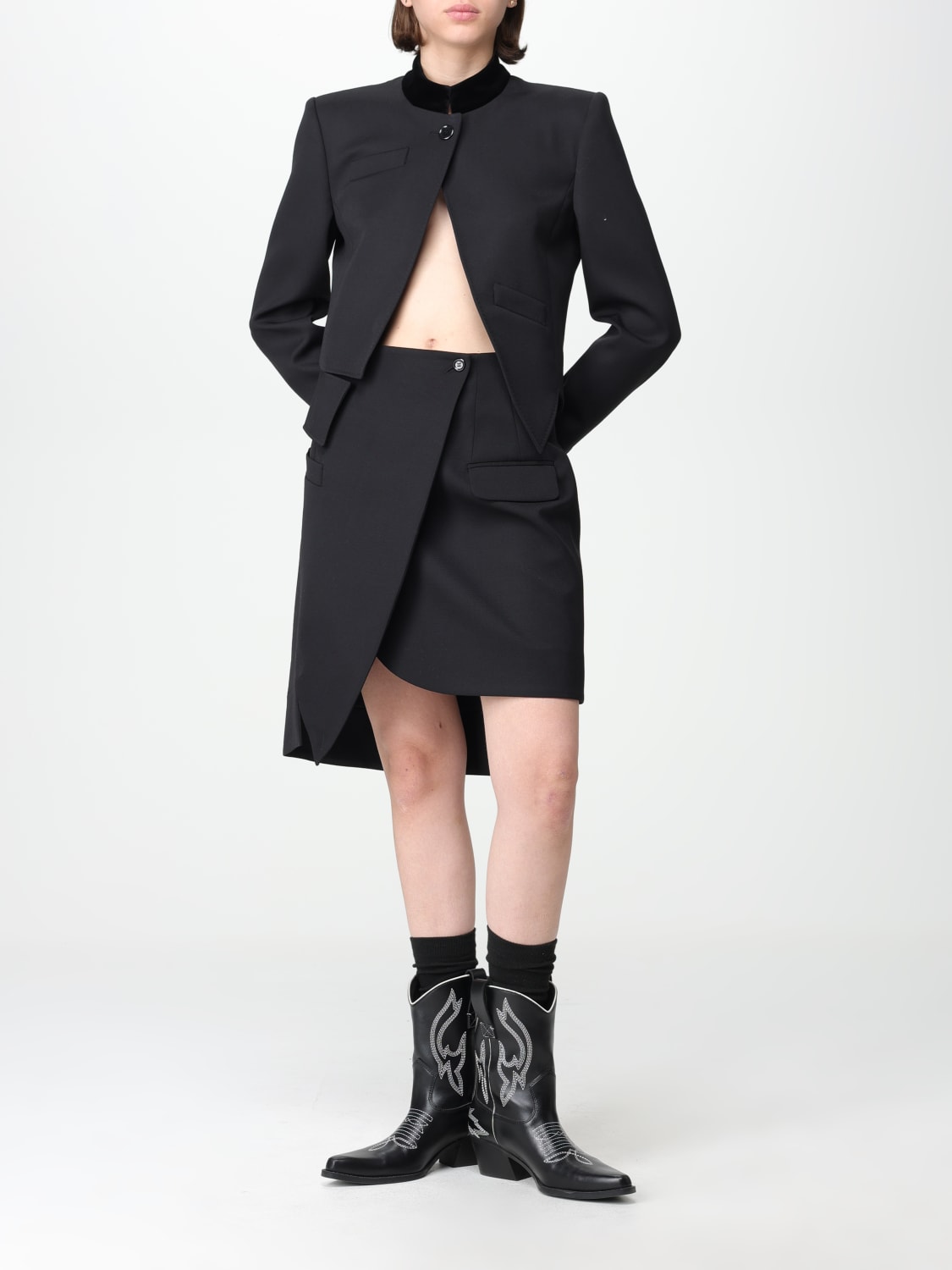 MOSCHINO COUTURE: women's skirt - Black | Moschino Couture skirt ...