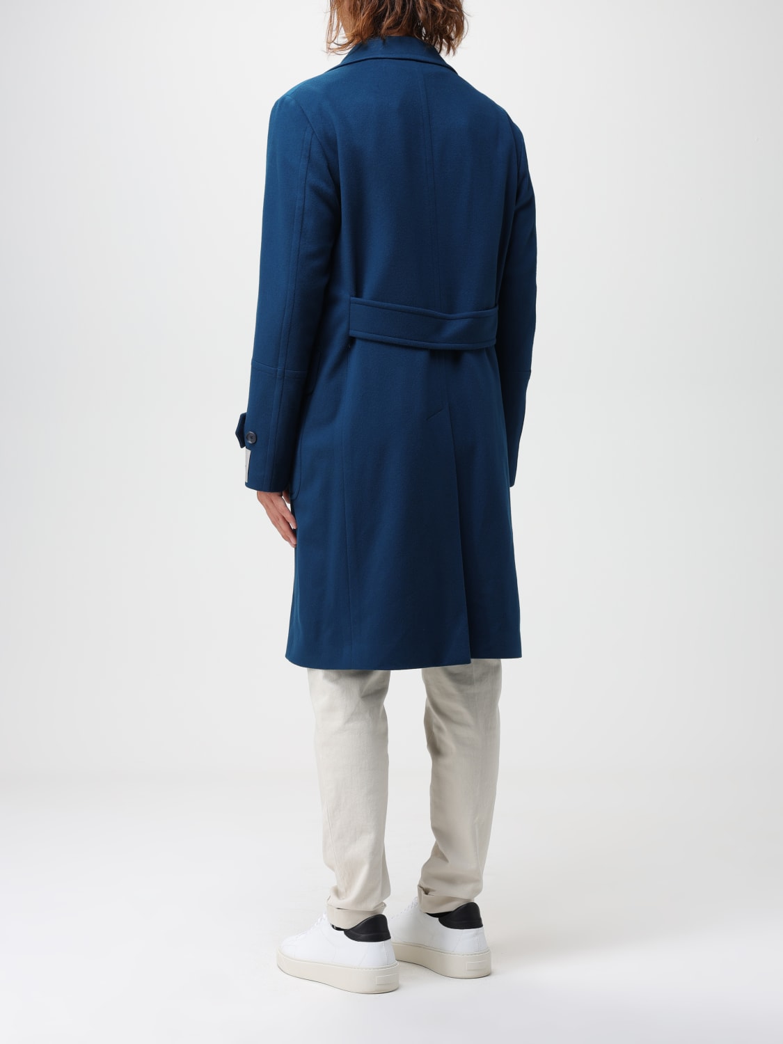 美品 コルネリアーニ アンゴラ混 コート ジャケット ブルゾン 48 HE751cm袖丈