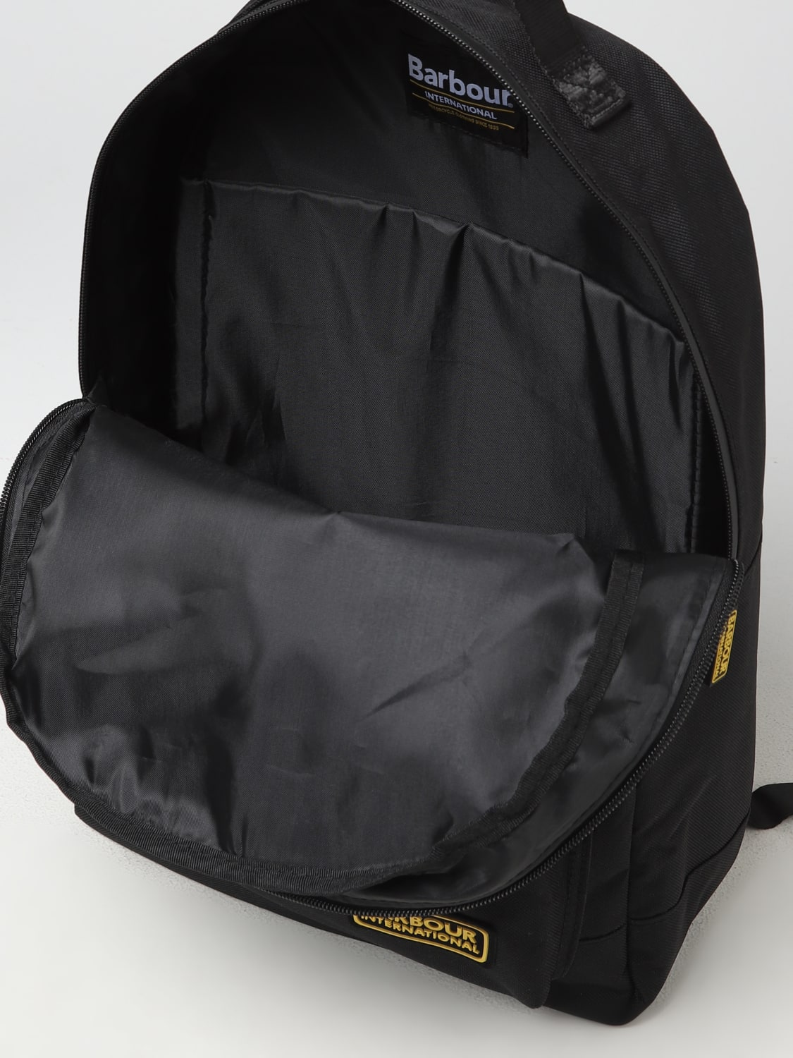 BARBOUR: backpack for man - Black | Barbour backpack UBA0611UBA online ...