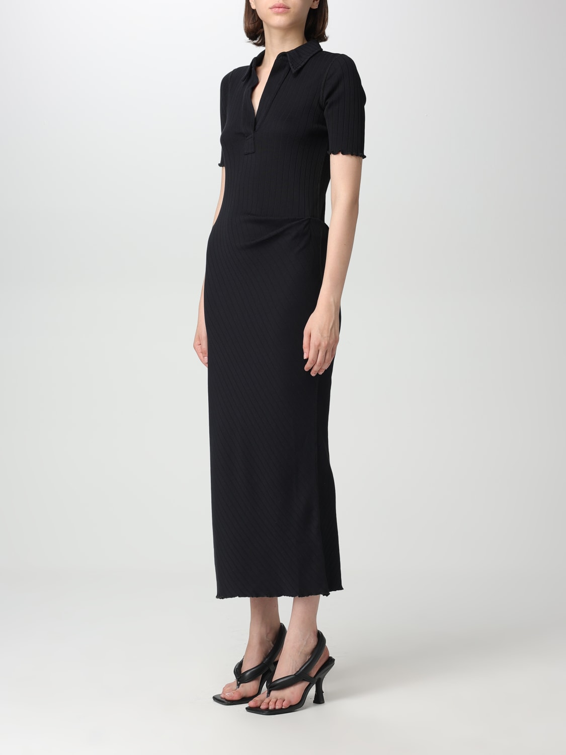 HELMUT LANG: dress for woman - Black | Helmut Lang dress K04DW602 ...